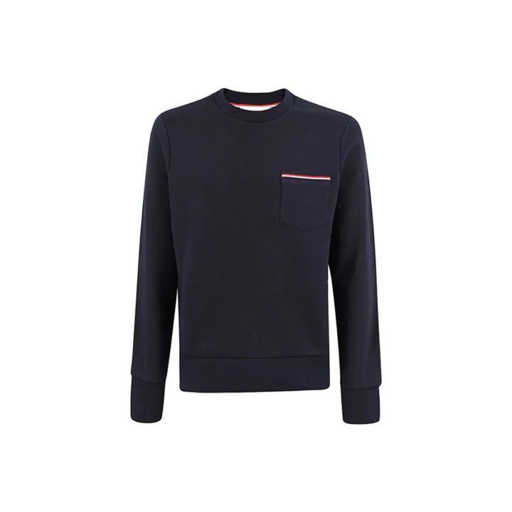Thom Browne Thom Browne Striped Cotton Pullover Sweatshirt -2507 Size US S / EU 44-46 / 1 - 7 Thumbnail