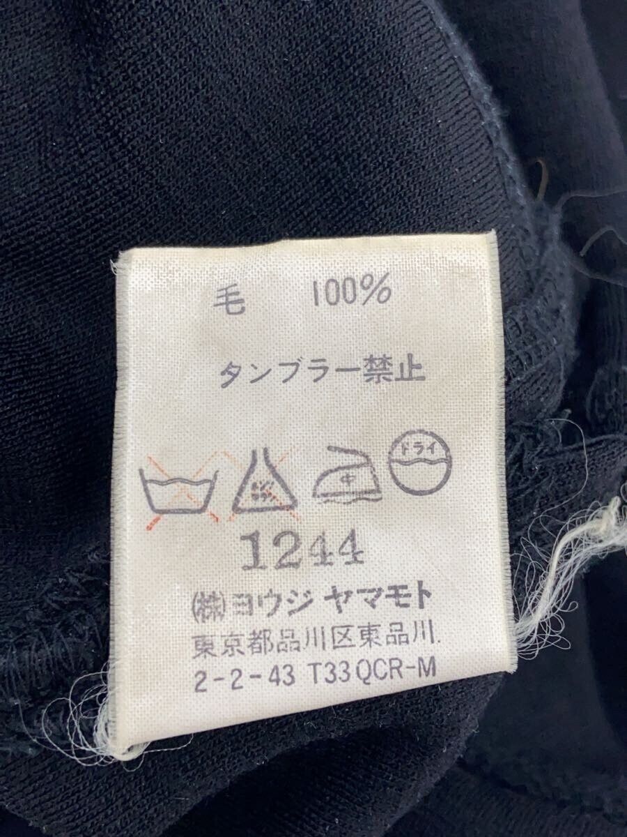 Y's for Men × Yohji Yamamoto AW98 Contrast Stitch Design Wool Long Sleeve Tee Size US L / EU 52-54 / 3 - 5 Thumbnail