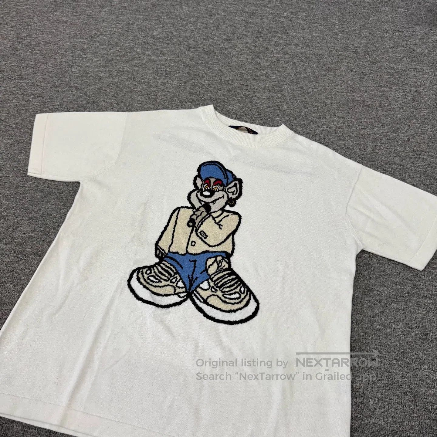 Louis Vuitton Louis Vuitton Cartoon pattern, knitted short-sleeved T-shi Size US S / EU 44-46 / 1 - 4 Thumbnail