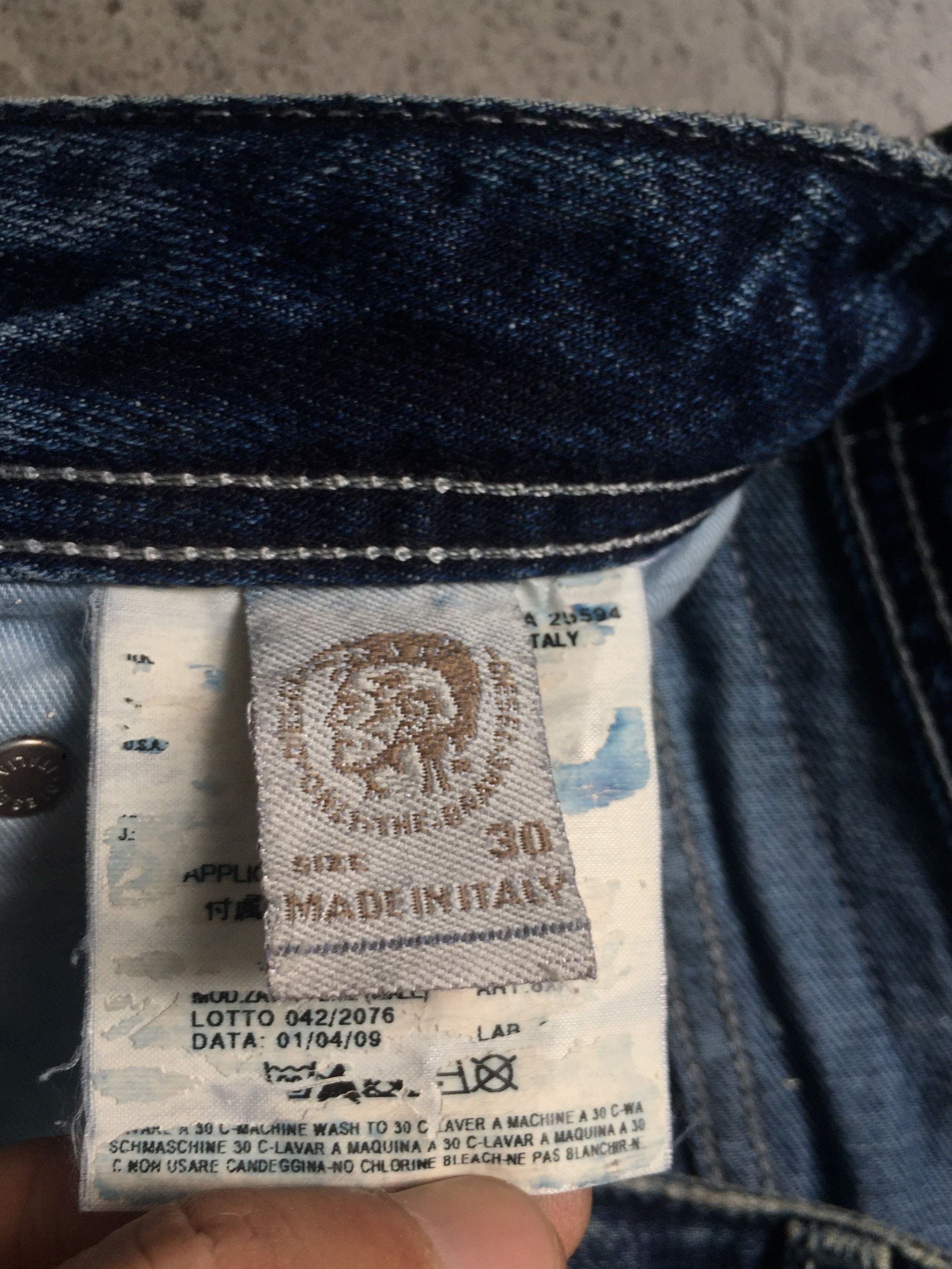 Diesel Diesel Italy Flare Wishkered Fade Wash Denim Pants Size US 32 / EU 48 - 9 Thumbnail