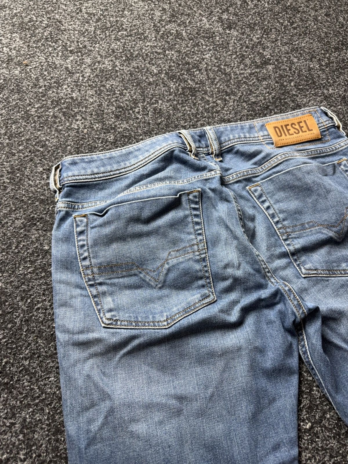Diesel Vintage Luxury 00s Diesel Distressed Zatiny Jeans Y2K Denim Size US 33 - 19 Thumbnail