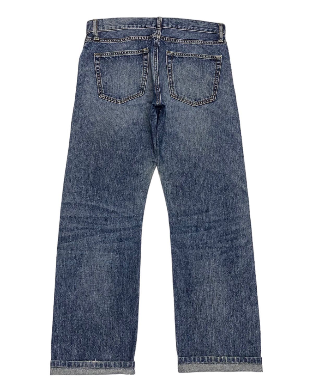 Japanese Brand VINTAGE UNIQLO JAPAN SELVEDGE DISTRESSED DENIM PANTS Size US 32 / EU 48 - 2 Thumbnail