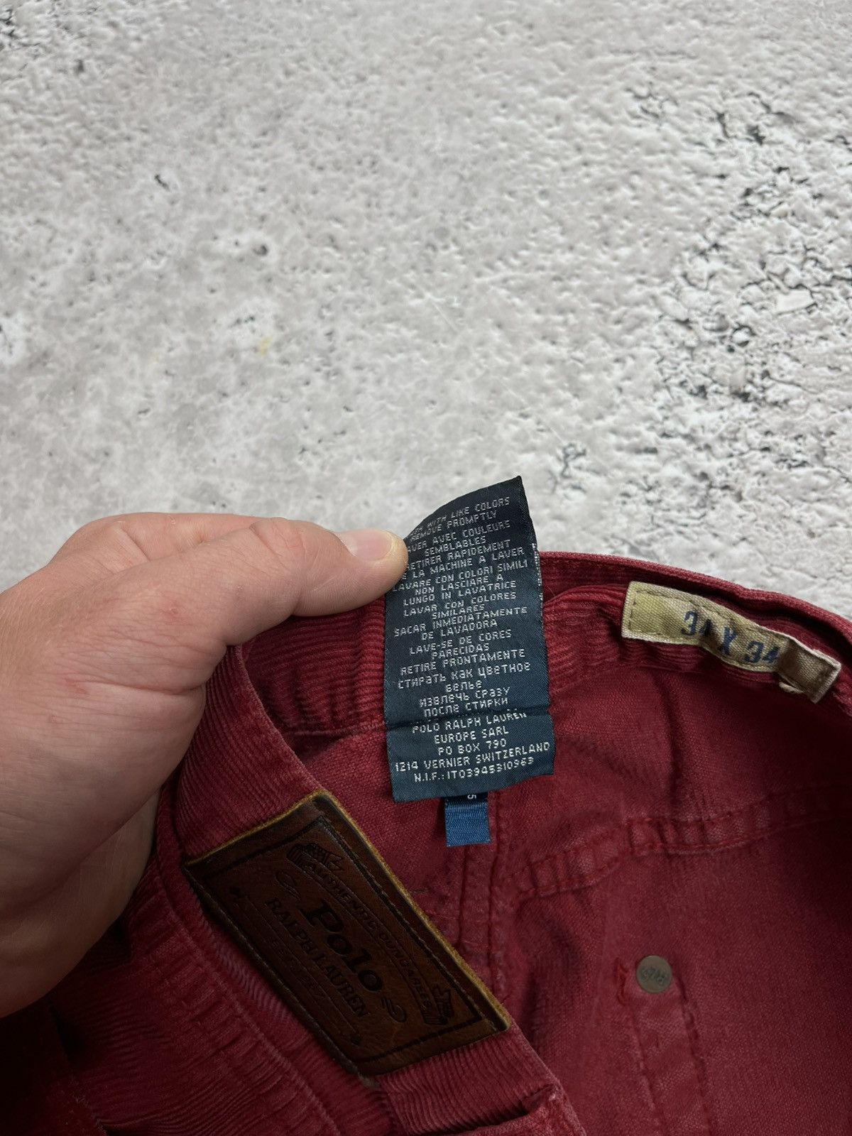 Polo Ralph Lauren Vintage Polo Ralph Lauren Red Corduroy Pants 34x34 Size US 34 / EU 50 - 14 Thumbnail