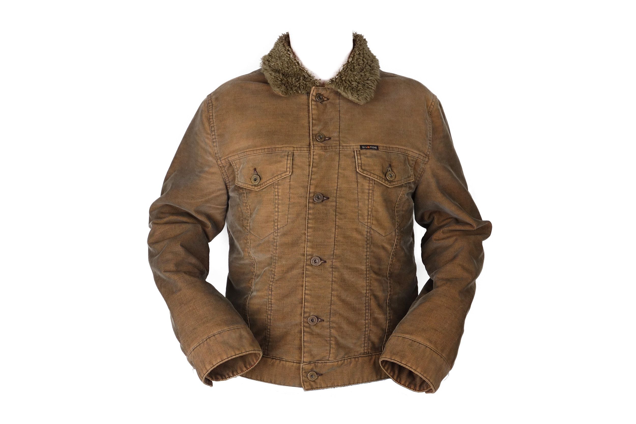 Energie × Sixty Energie Vintage Corduroy Trucker Jacket Sherpa by Miss Sixty Size US L / EU 52-54 / 3 - 1 Thumbnail