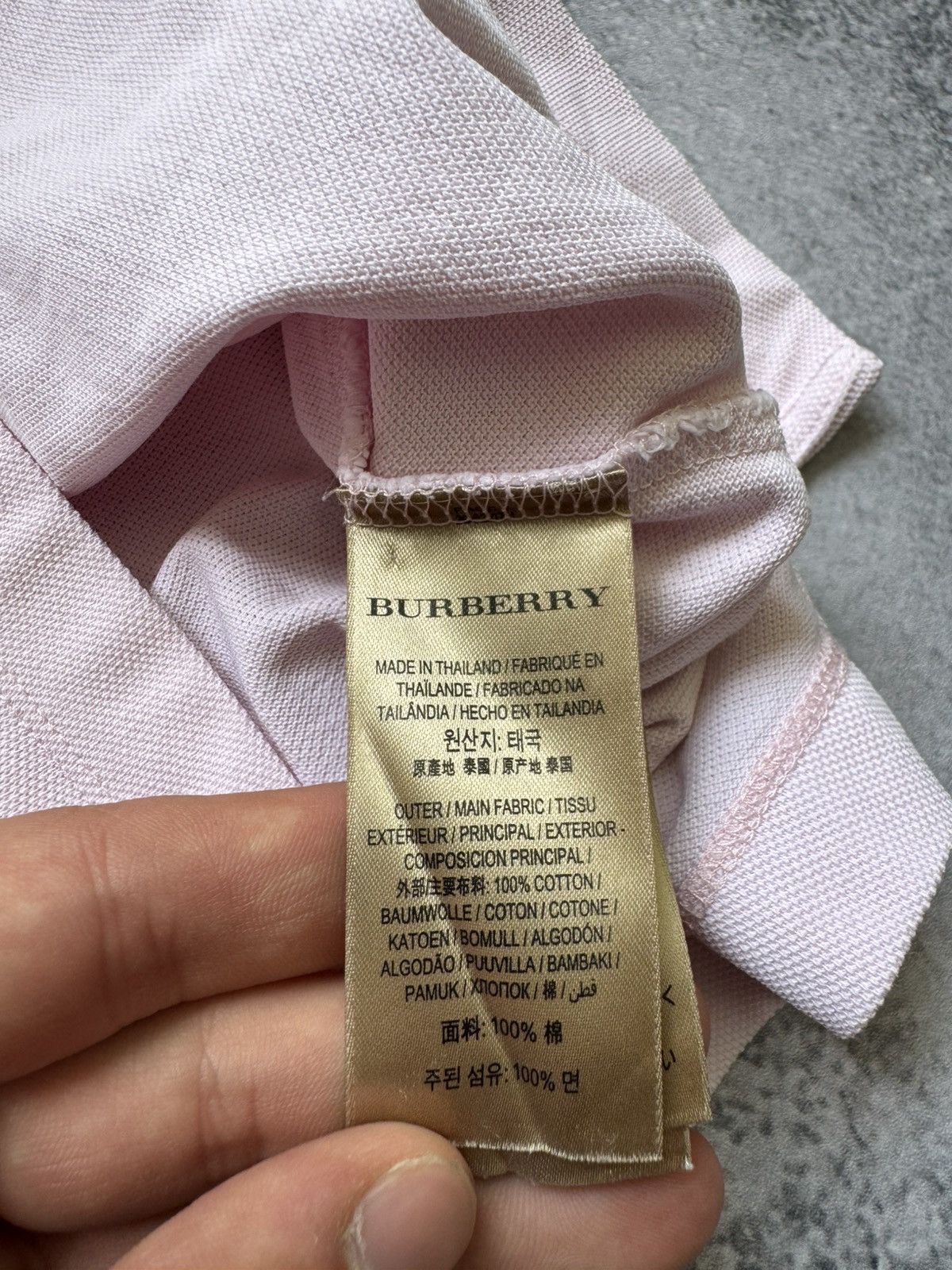 Burberry × Vintage Vintage BURBERRY Polo Shirt Tee Y2K Size US XL / EU 56 / 4 - 6 Thumbnail