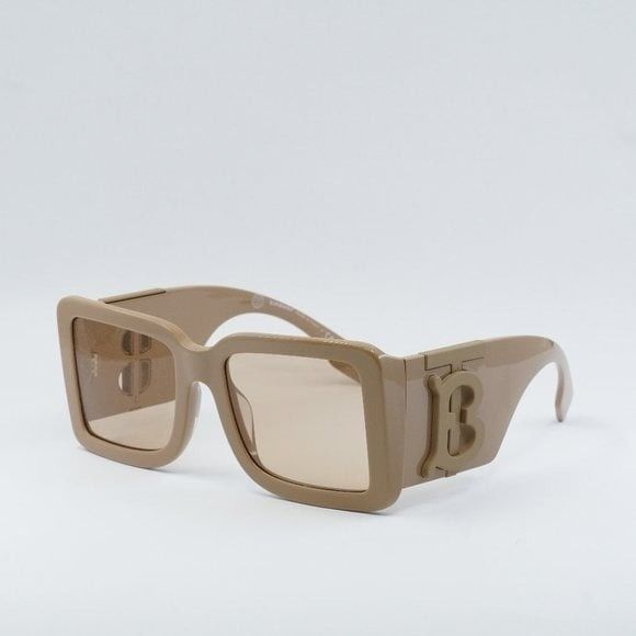 image of New Burberry Be4406U 399073 Beige Light Brown Sunglasses, Women's