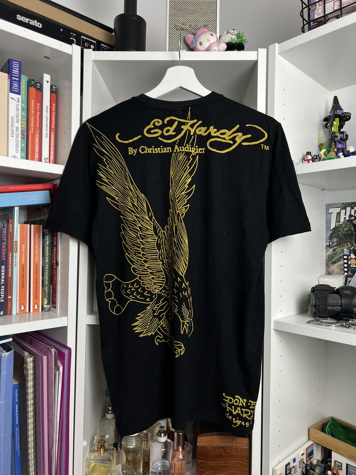 Christian Audigier × Ed Hardy × Vintage Vintage Y2K Ed Hardy printed t-shirt M skate baggy drip drain Size US M / EU 48-50 / 2 - 2 Thumbnail