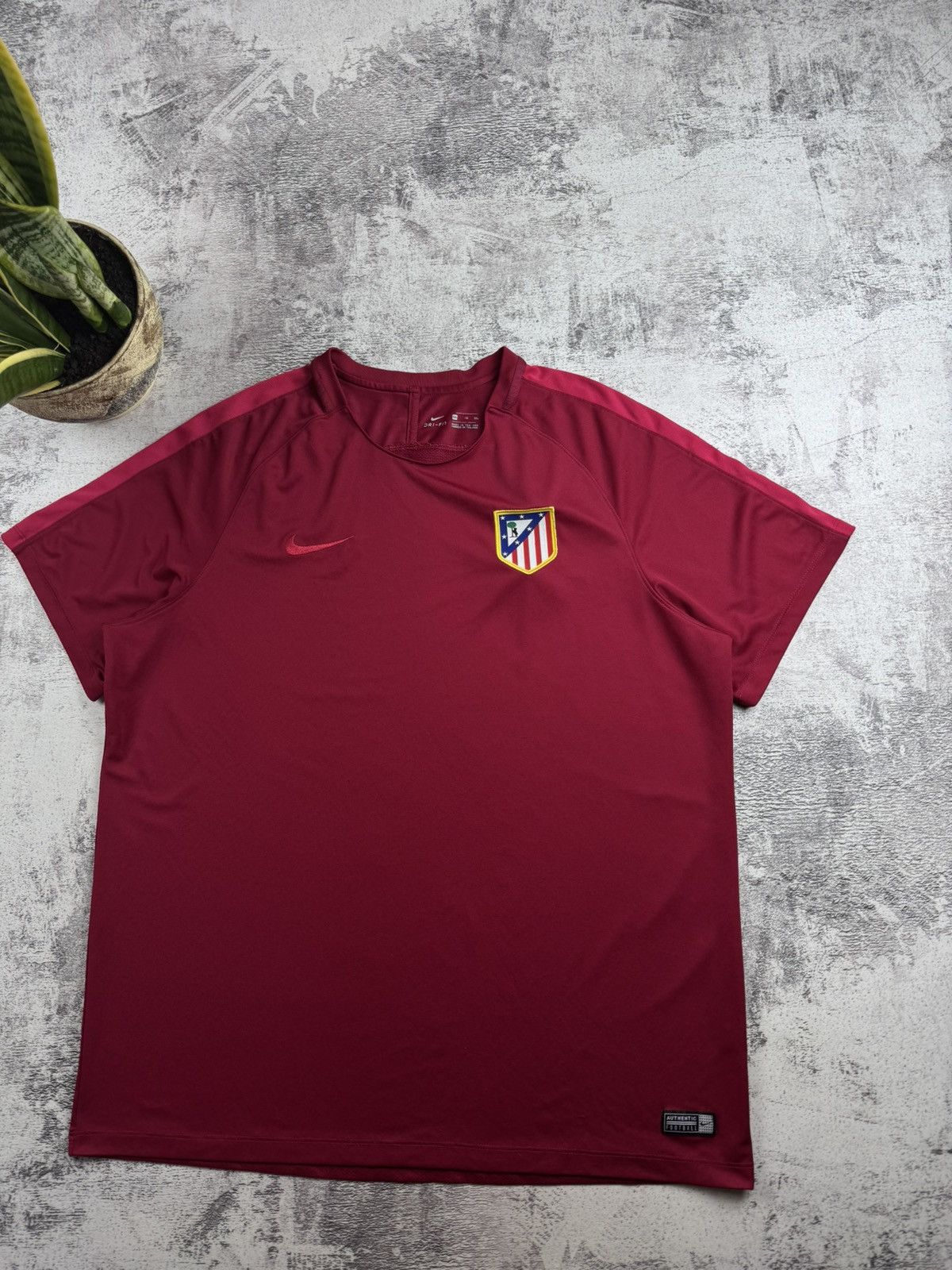 Nike Atletico Madrid Training Home 2016 2017 Red Nike Soccer Football Shirt Jersey Size US XXL / EU 58 / 5 - 3 Thumbnail