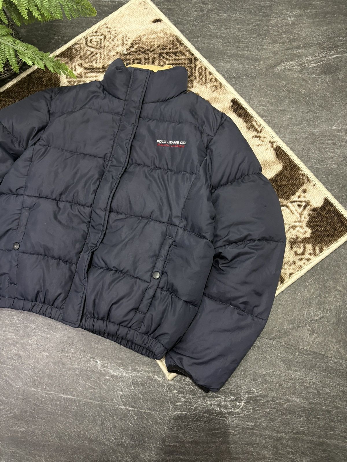 Ralph Lauren 00s Vintage Ralph Lauren Light Puffer Retro Down Jacket Rare Size US S / EU 44-46 / 1 - 2 Thumbnail