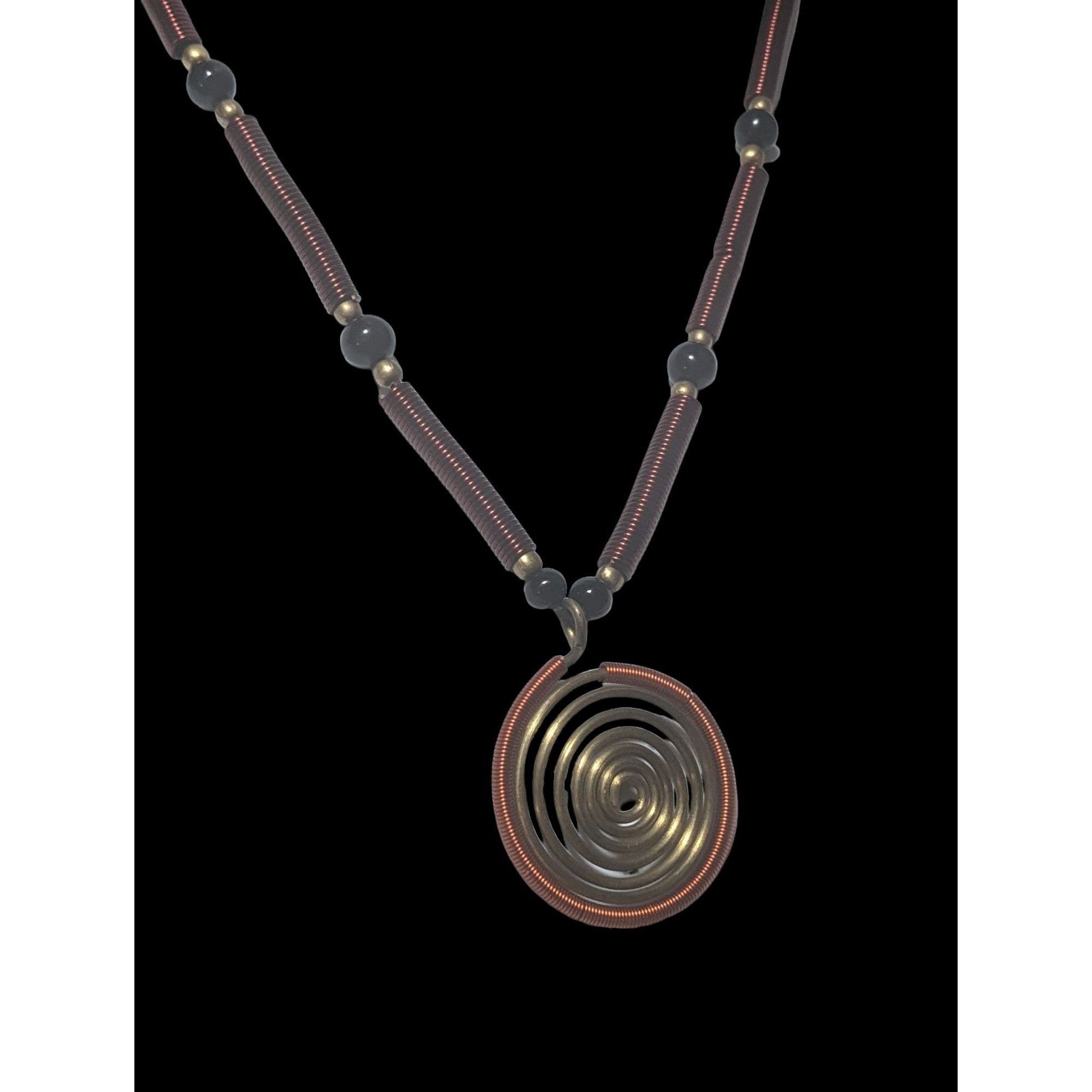 Other Vintage Handmade Wire Wrap Coil Necklace Size ONE SIZE - 7 Thumbnail