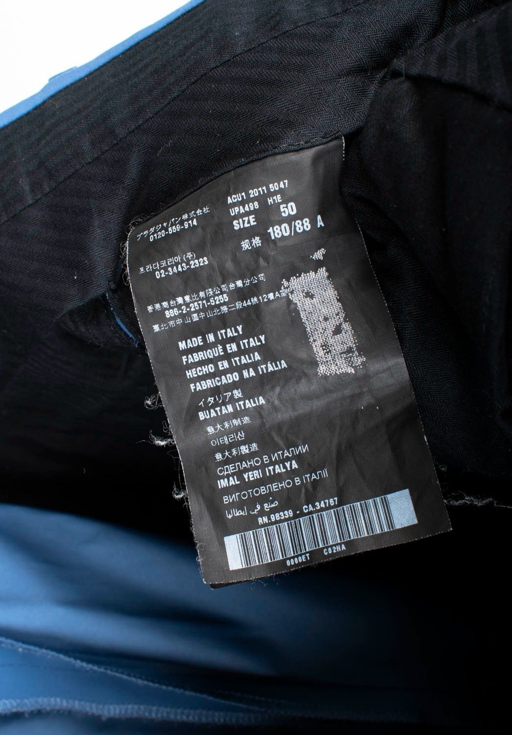 Prada Prada Men Suit Two Pieces Techno Men Jacket Pants L, S1505 Size 42R - 13 Thumbnail