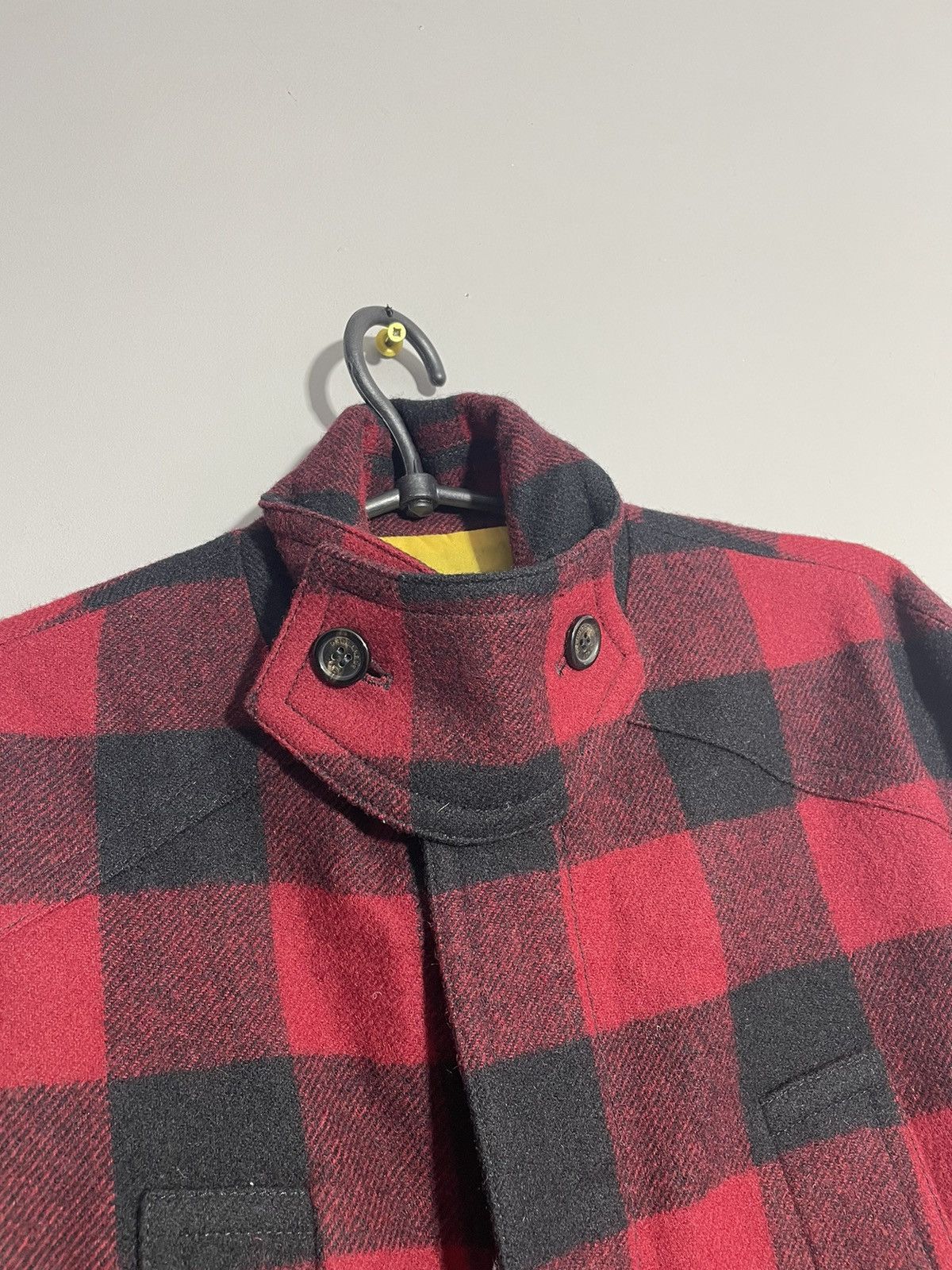 Dsquared2 DSQUARED2 Blouson RedxBlack(Check Pattern) wool coat jacket Size M / US 6-8 / IT 42-44 - 3 Thumbnail