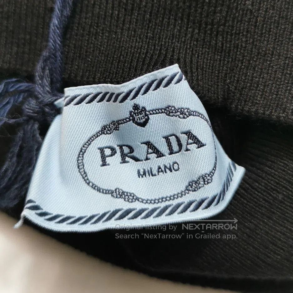 Prada Prada Black Ribbed Knit Turtleneck Sweater . Size M / US 6-8 / IT 42-44 - 5 Thumbnail