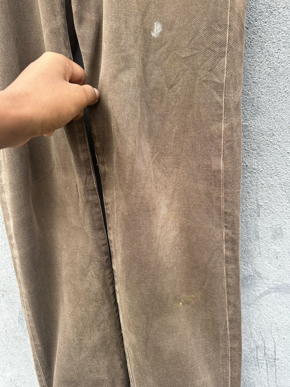 Edwin 👹Vintage Edwin 503 Flex Baggy Brown Jeans Size US 27 - 6 Thumbnail