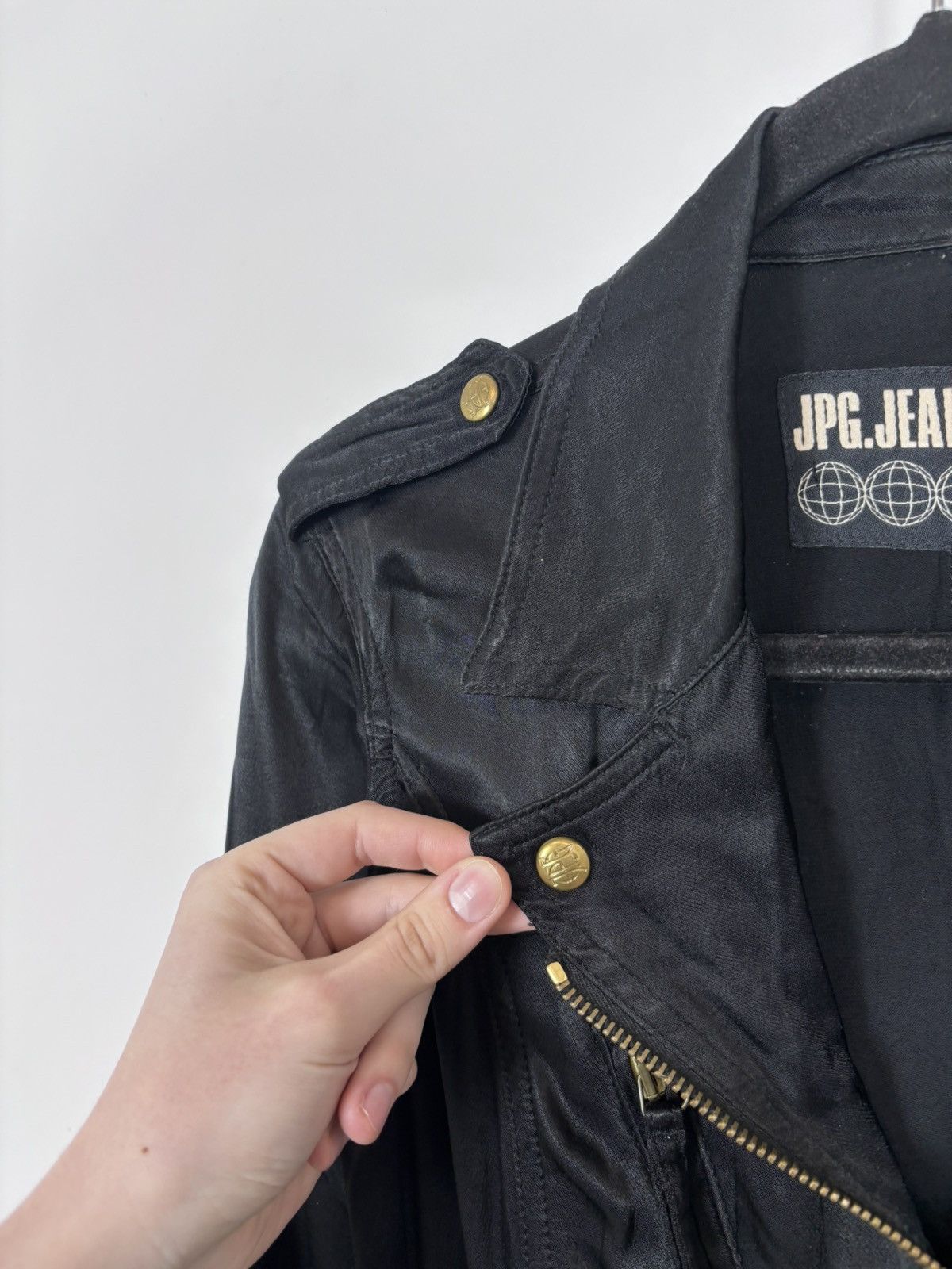 Jean Paul Gaultier Vintage Jean Paul Gaultier Women’s Black Biker Jacket Size S / US 4 / IT 40 - 5 Thumbnail