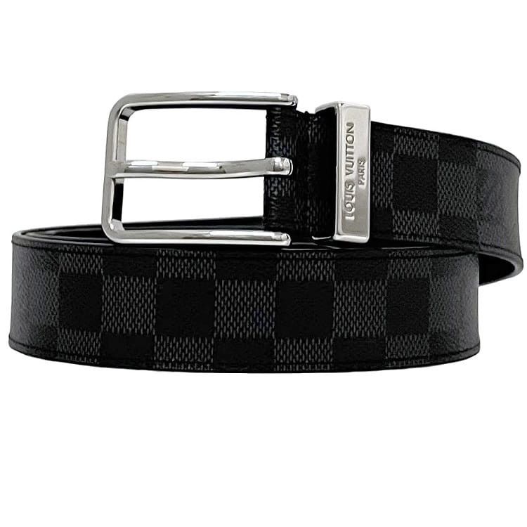 Louis Vuitton LOUIS VUITTON Belt Black Cotton Size ONE SIZE - 1 Thumbnail