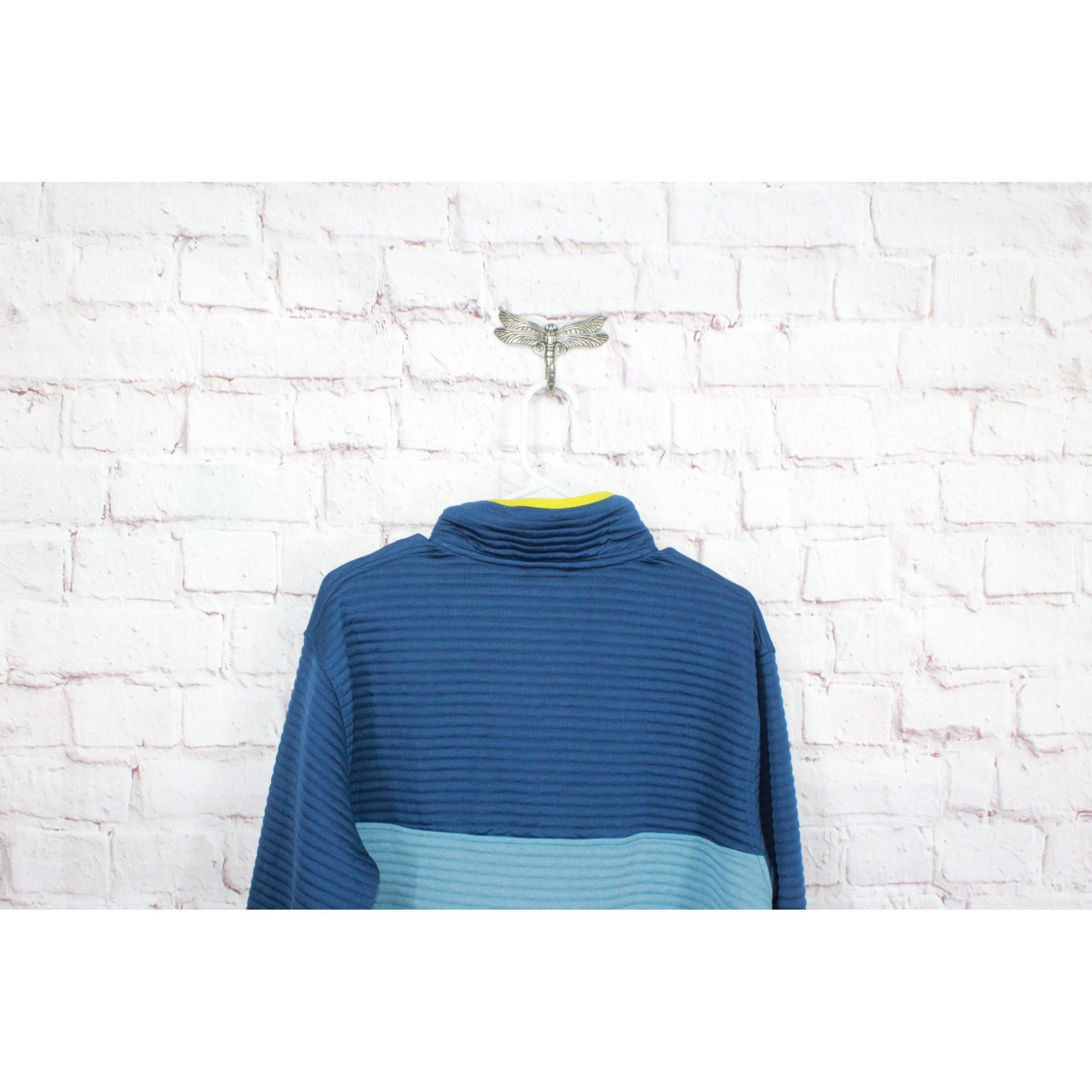 L.L. Bean LL Bean Men's Airlight Knit Pullover Colorblock Blue Size US L / EU 52-54 / 3 - 3 Thumbnail