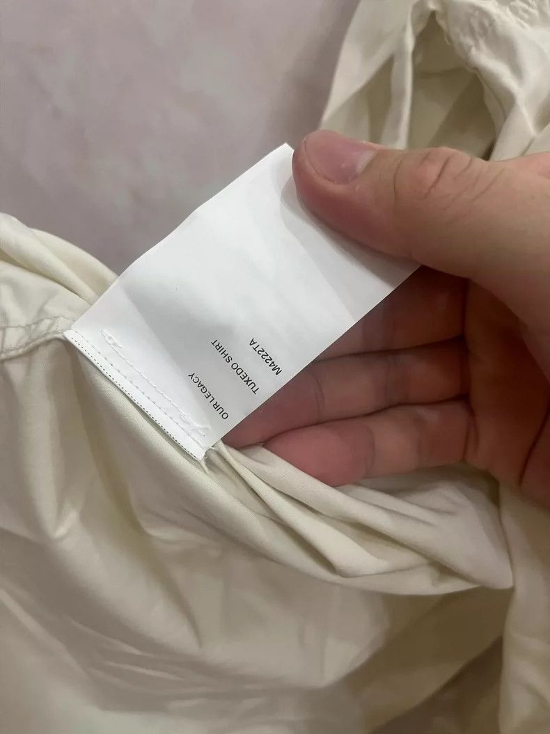 Our Legacy Our Legacy size48 White shirt Size US M / EU 48-50 / 2 - 4 Thumbnail