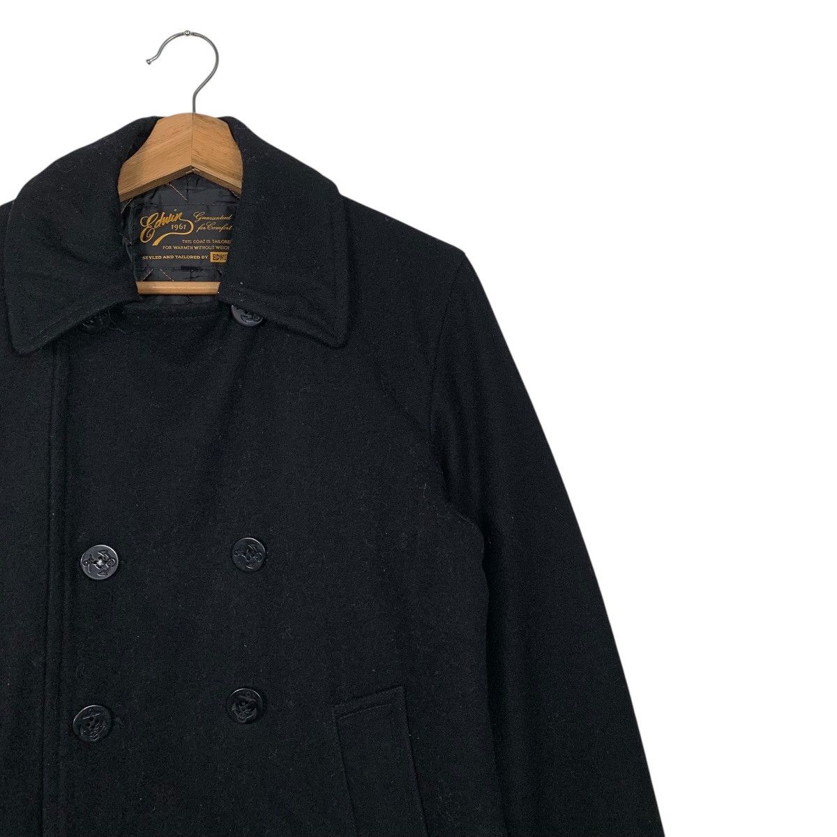 Burberry Vintage Edwin Wool Double Breasted Jacket Size US S / EU 44-46 / 1 - 5 Thumbnail