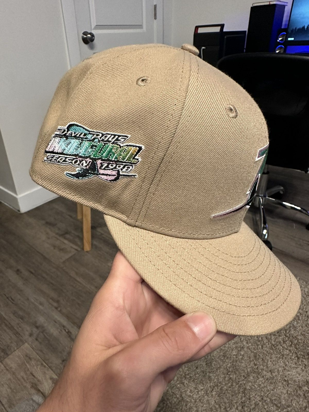 Hat Club Hatclub Sandstorm Devil Rays size 7 1/8 Size ONE SIZE - 2 Thumbnail
