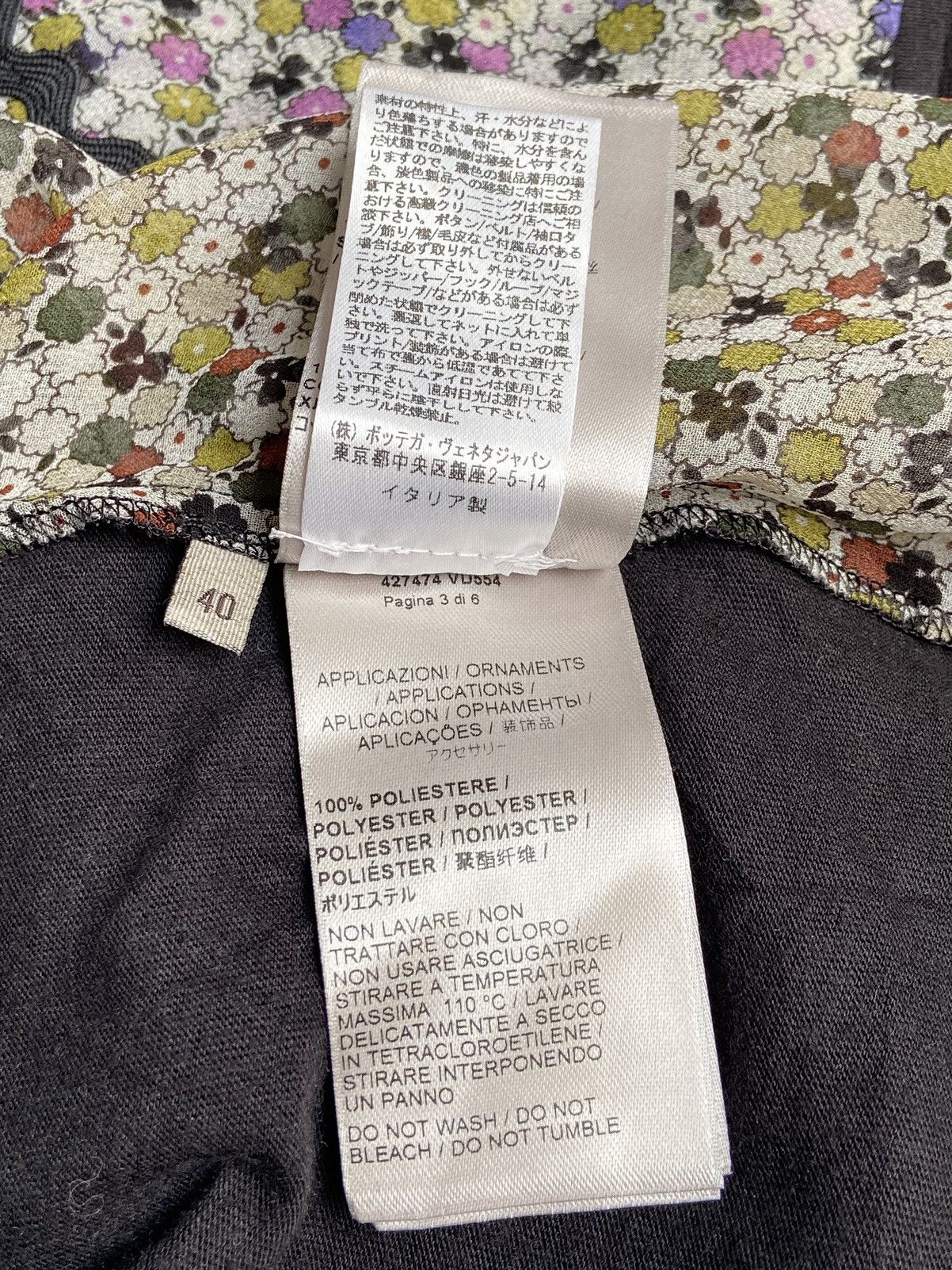 Bottega Veneta BOTTEGA VENETA Flower Motive Sleeveless Size S / US 4 / IT 40 - 14 Thumbnail