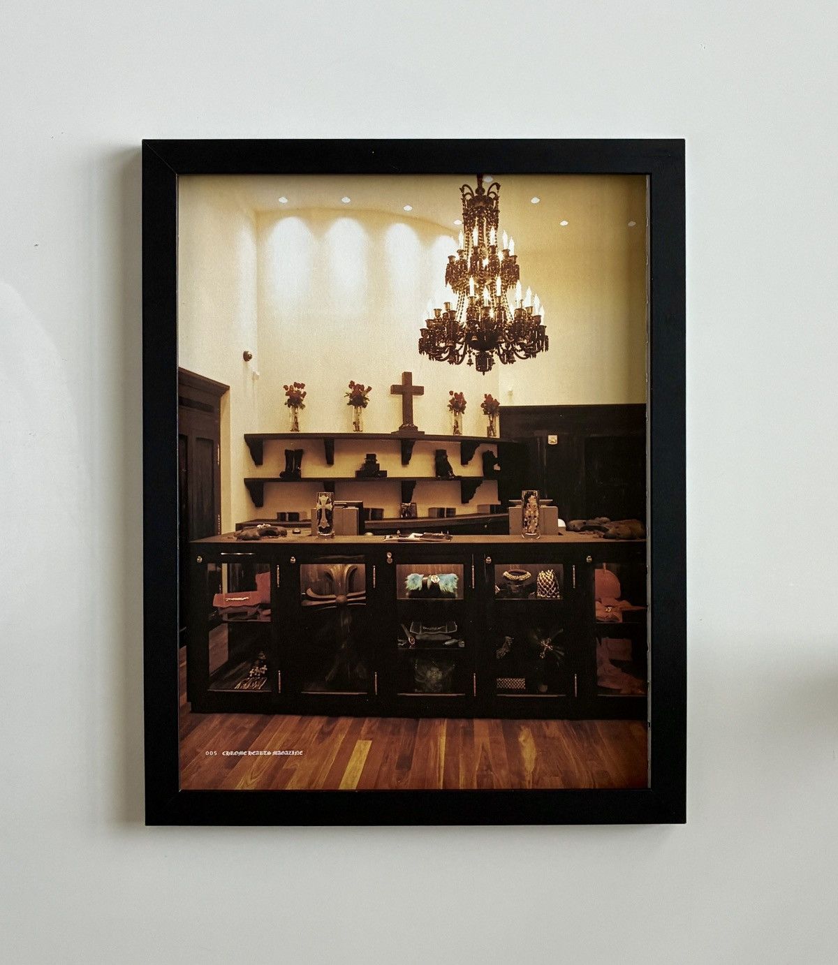 Chrome Hearts Chrome Hearts light & crosses photo Poster framed 9x11 Size ONE SIZE - 1 Thumbnail