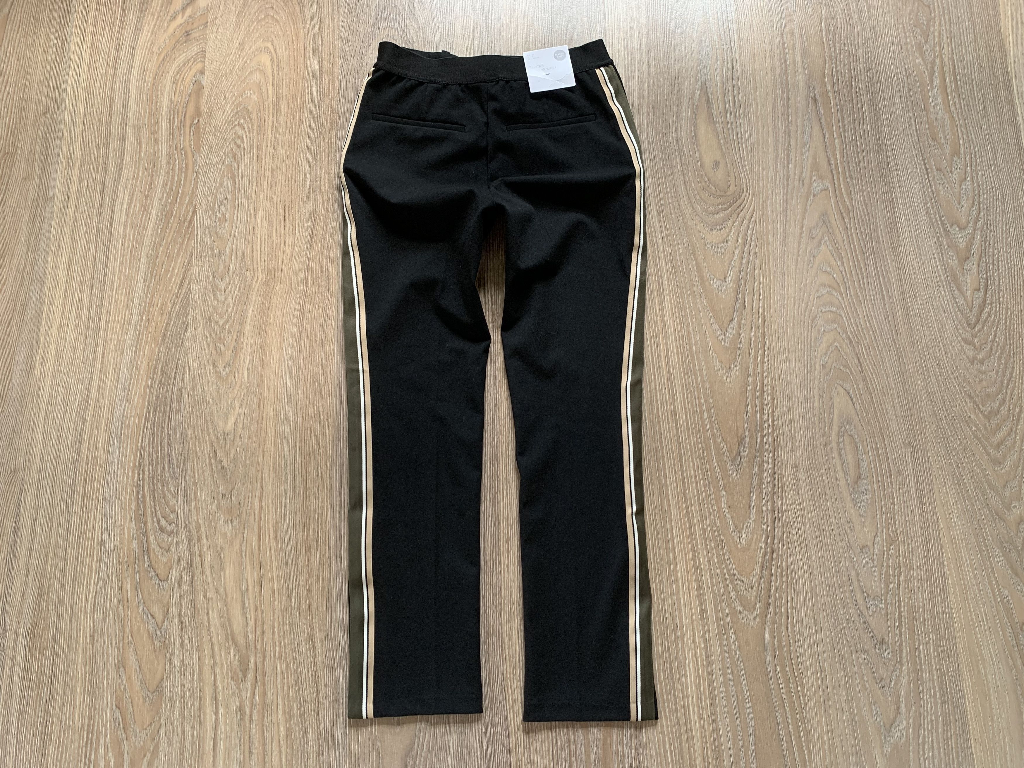 H&M H&M Regular Waist Slacks Black Leggins Pants Size 26" / US 2 / IT 38 - 3 Thumbnail