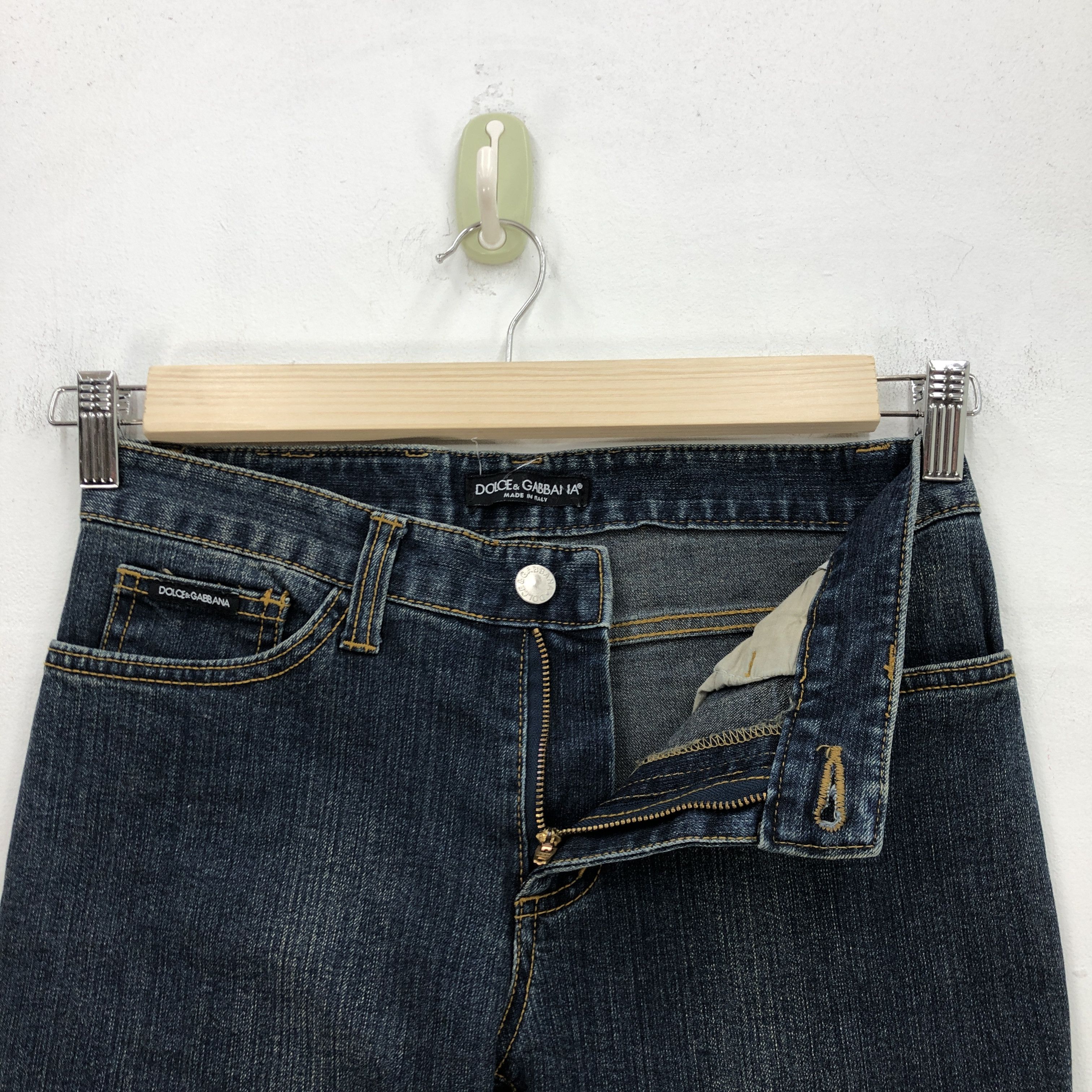 Dolce & Gabbana Vintage Y2K Dolce Gabbana XMickey Mouse Jeans Disney Denim Size 28" / US 6 / IT 42 - 7 Thumbnail