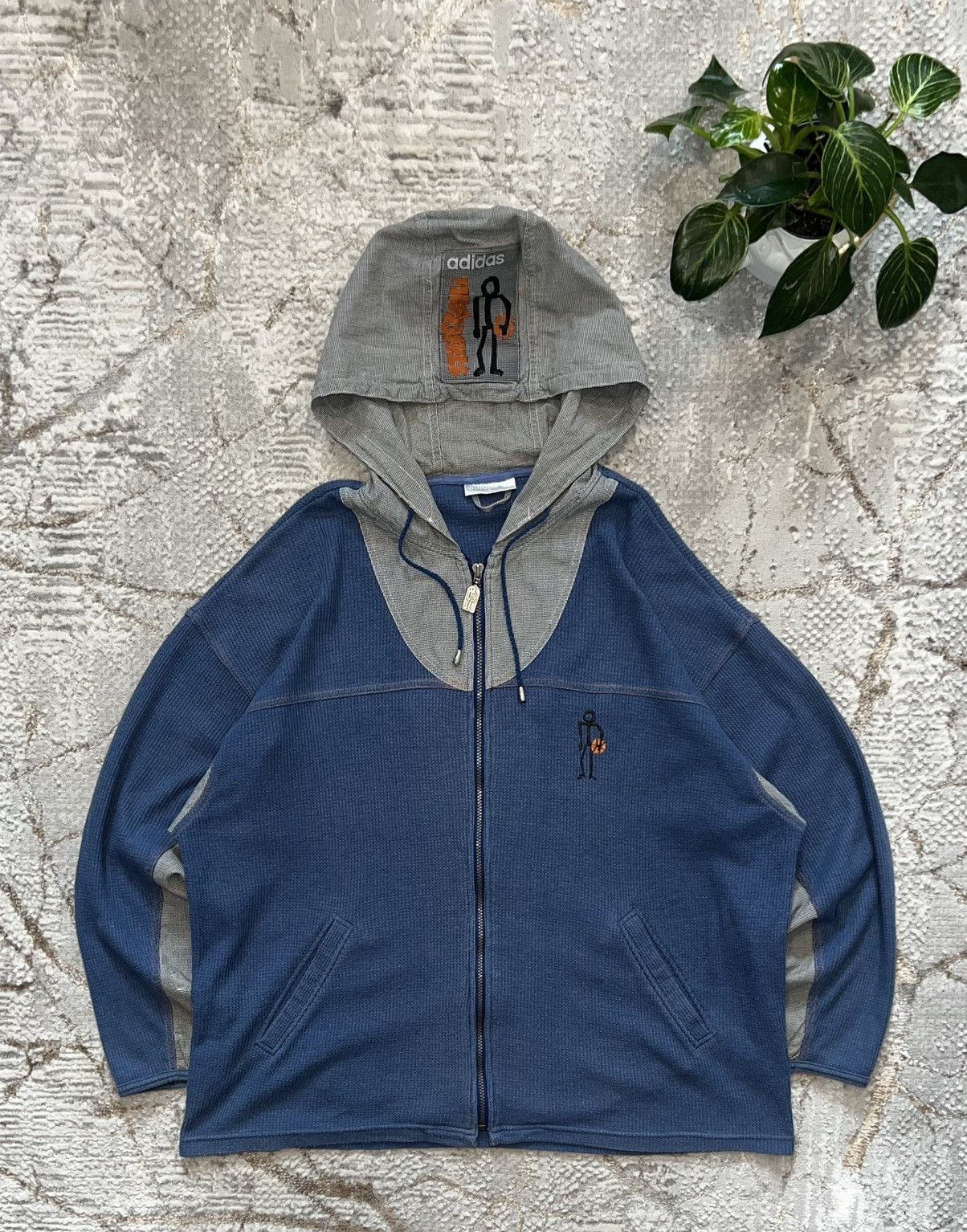 Adidas × Vintage ADIDAS STREETBALL VINTAGE 90S ZIP HOODIE Y2K SWEATSHIRT Size US L / EU 52-54 / 3 - 1 Thumbnail