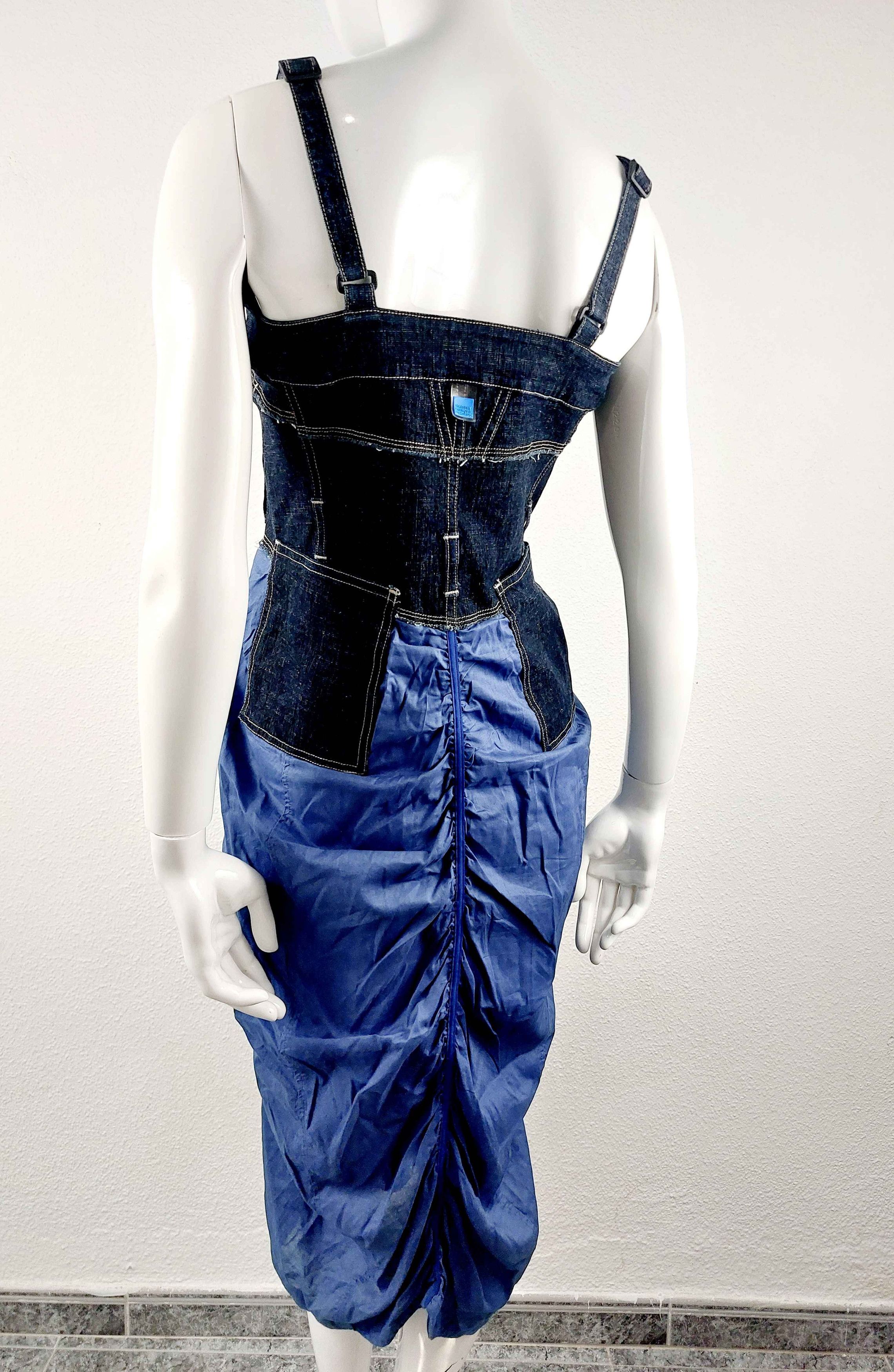 Marithe + Francois Girbaud Marithé + François Girbaud Parachute Tactical Ruffled Dress Size XS / US 0-2 / IT 36-38 - 8 Thumbnail