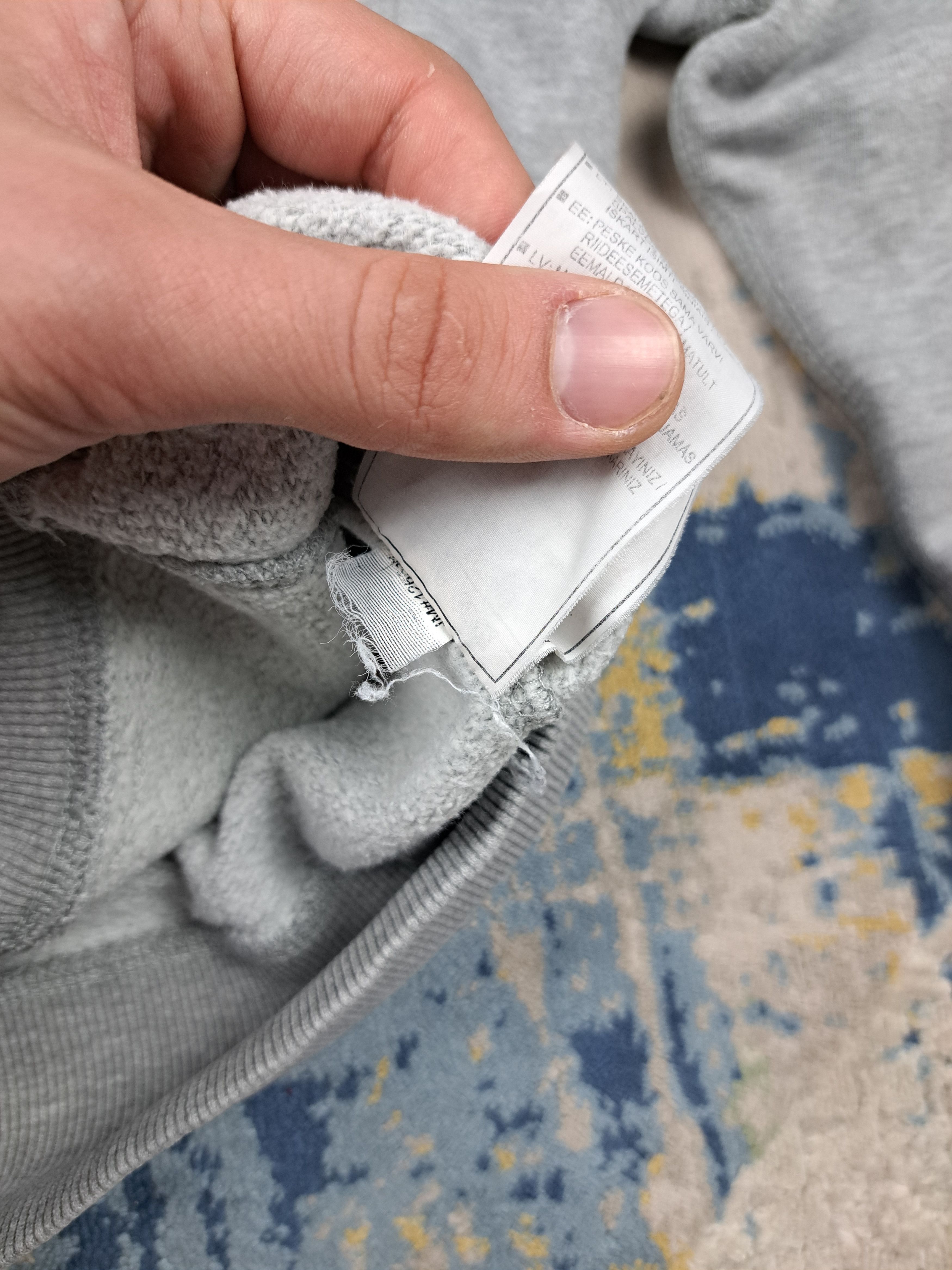 Nike VTG 00s Nike Mini Swoosh Boxy Basic Hoodie y2k Grey Size US L / EU 52-54 / 3 - 7 Thumbnail
