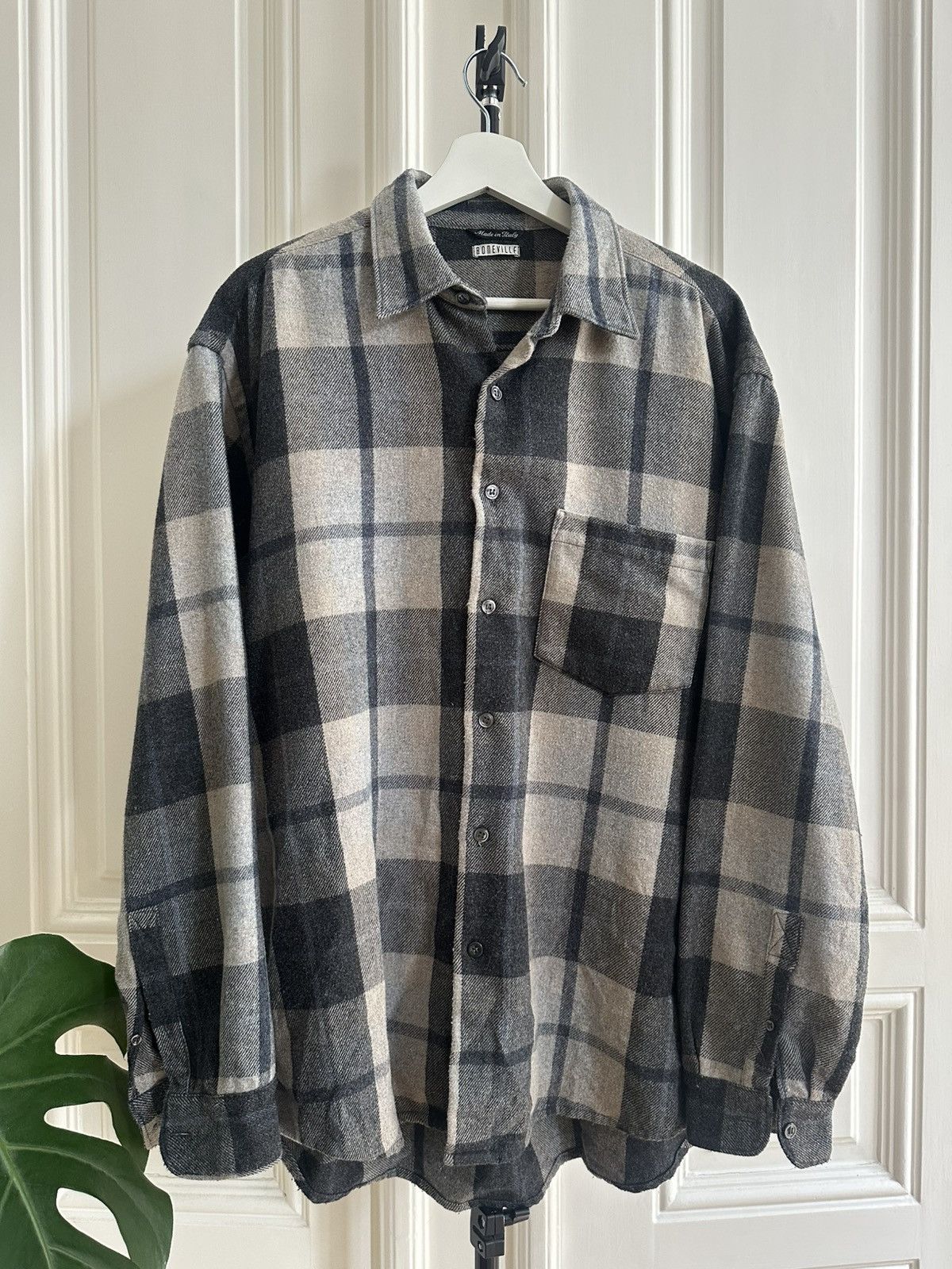 Boneville Boneville Vintage a/w 1995 Massimo Osti Style Flanell Shirt Size US L / EU 52-54 / 3 - 1 Thumbnail