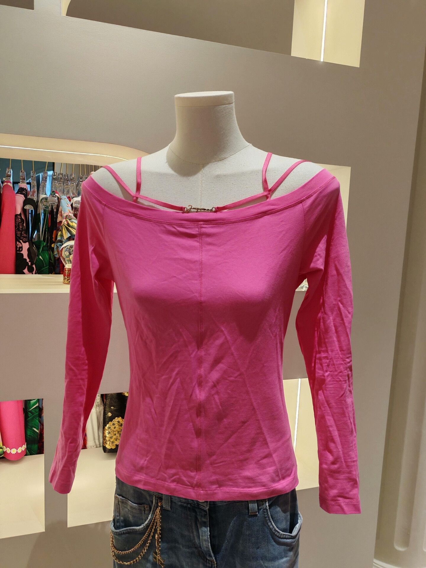 Jacquemus Jacquemus Pink Long-Sleeve Top M Size M / US 6-8 / IT 42-44 - 1 Thumbnail