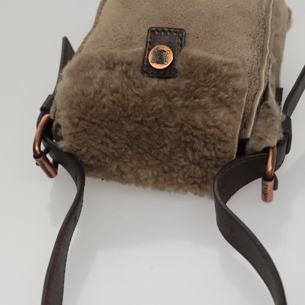 Celine CELINE Shoulder Bag Mouton Beige Size ONE SIZE - 6 Thumbnail