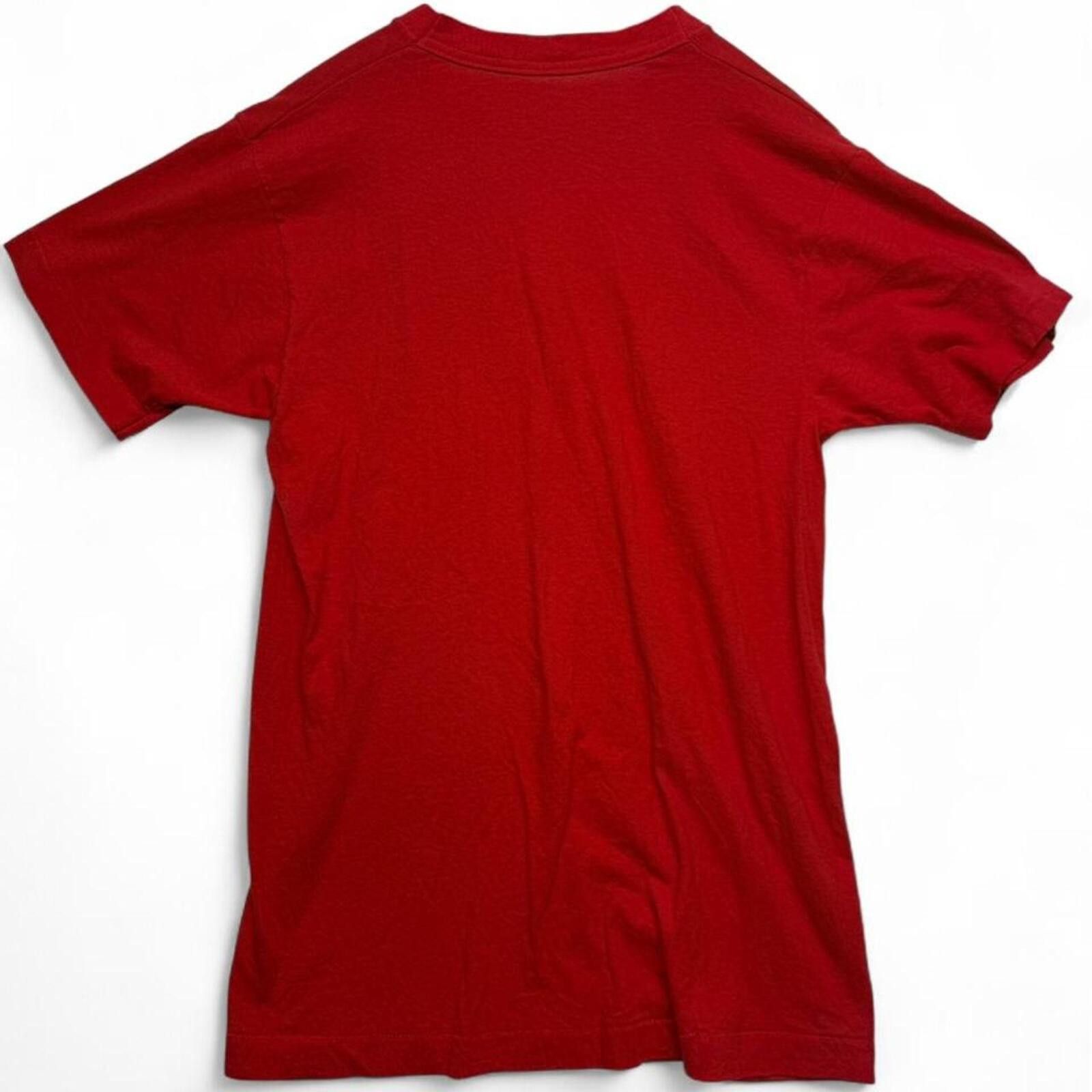 Other Vintage 1980s red cotton blank pocket tee Size US L / EU 52-54 / 3 - 5 Thumbnail