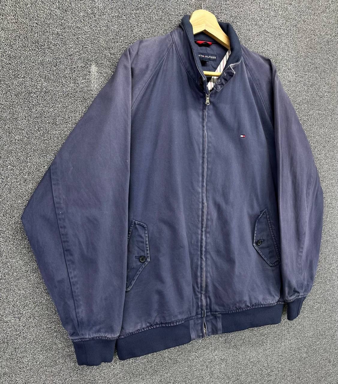 Tommy Hilfiger Vintage Tommy Hilfiger Rare Trashed Jacket Size US XL / EU 56 / 4 - 2 Thumbnail