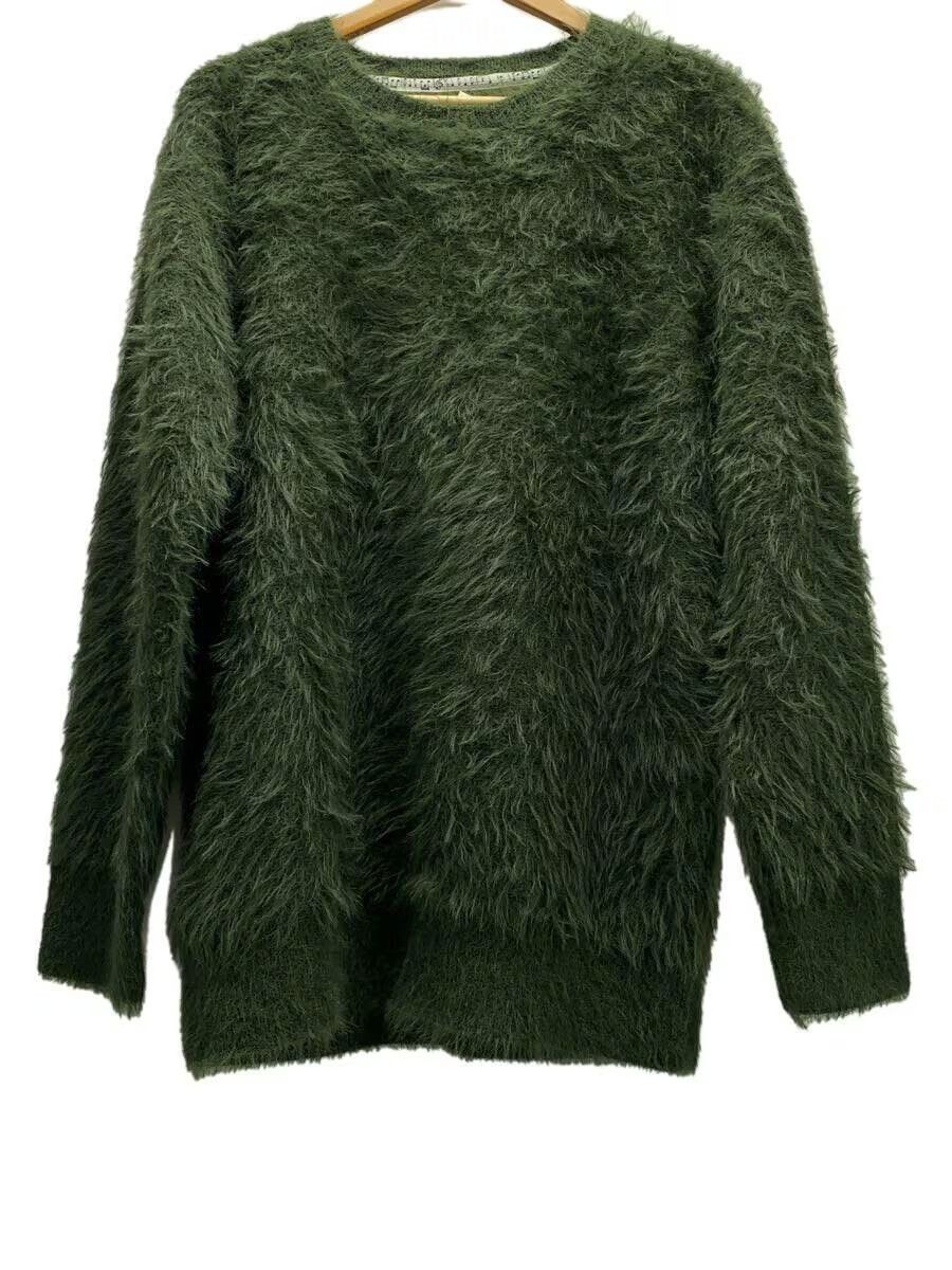 image of Number N Ine Fluffy Knit Sweater in Green, Men's (Size Large)