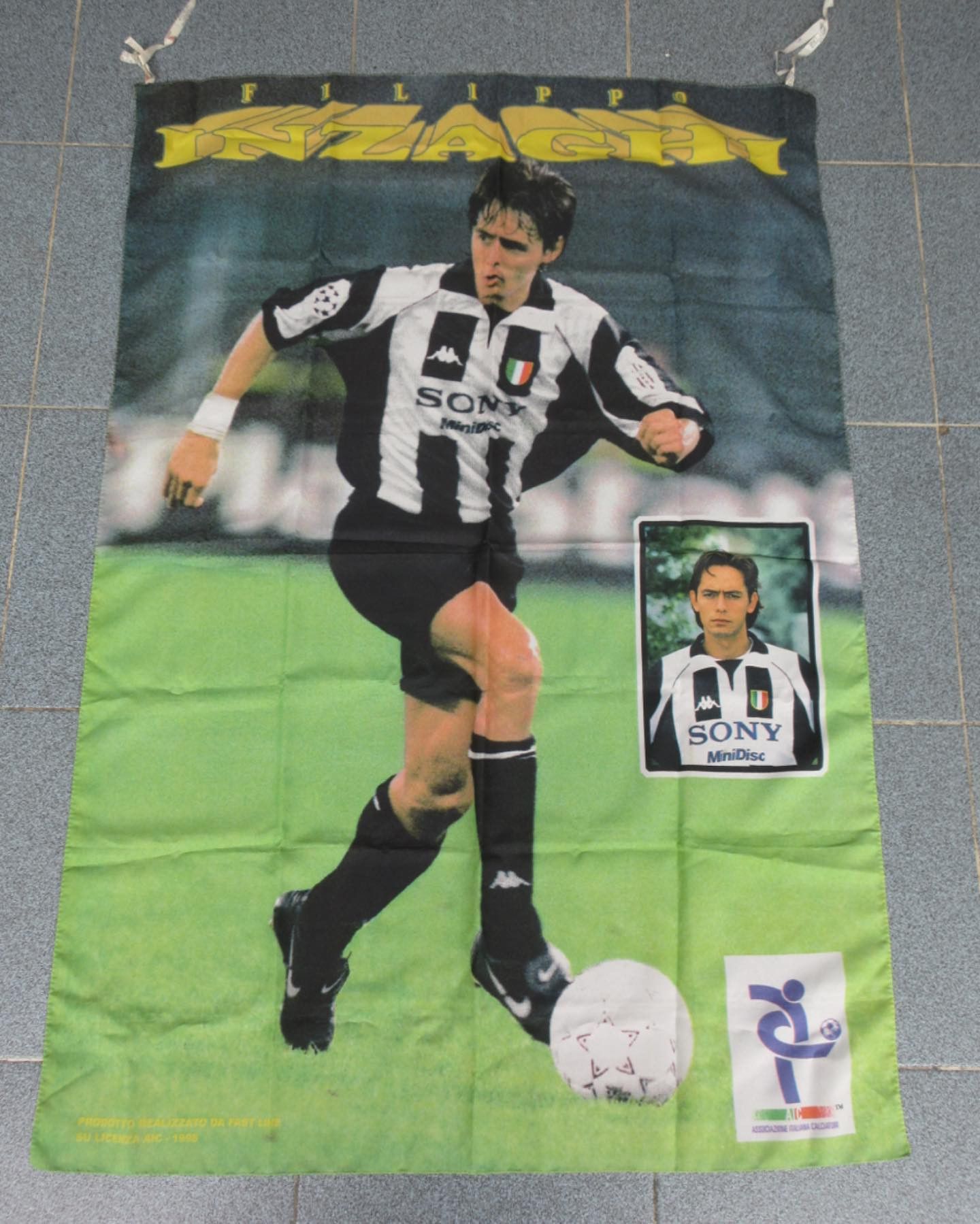 Vintage Vintage Poster Football/Soccer jersey On Fabric Collectible Size ONE SIZE - 9 Thumbnail