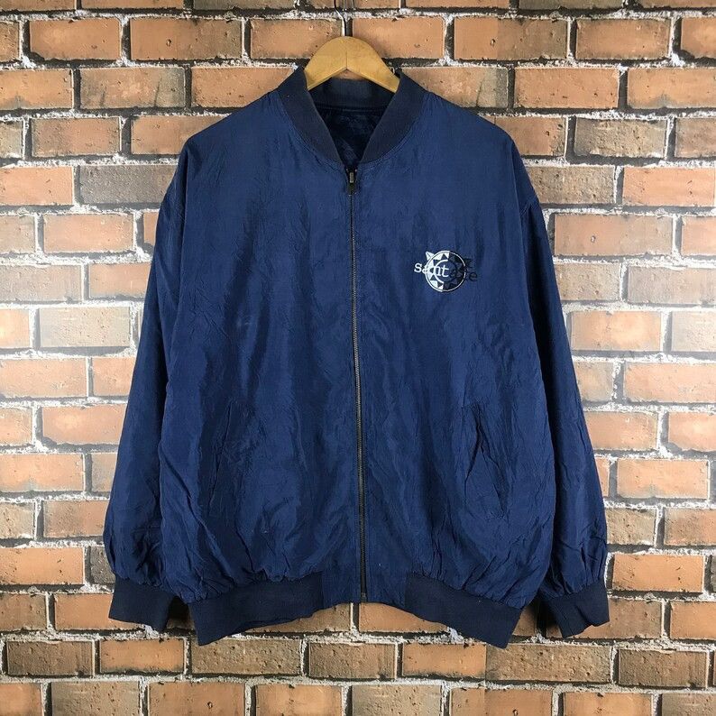 Santa Cruz Skateboards × Vintage Vintage Santa Fe Bomber Jacket Embroidered Logo Size US XL / EU 56 / 4 - 3 Thumbnail