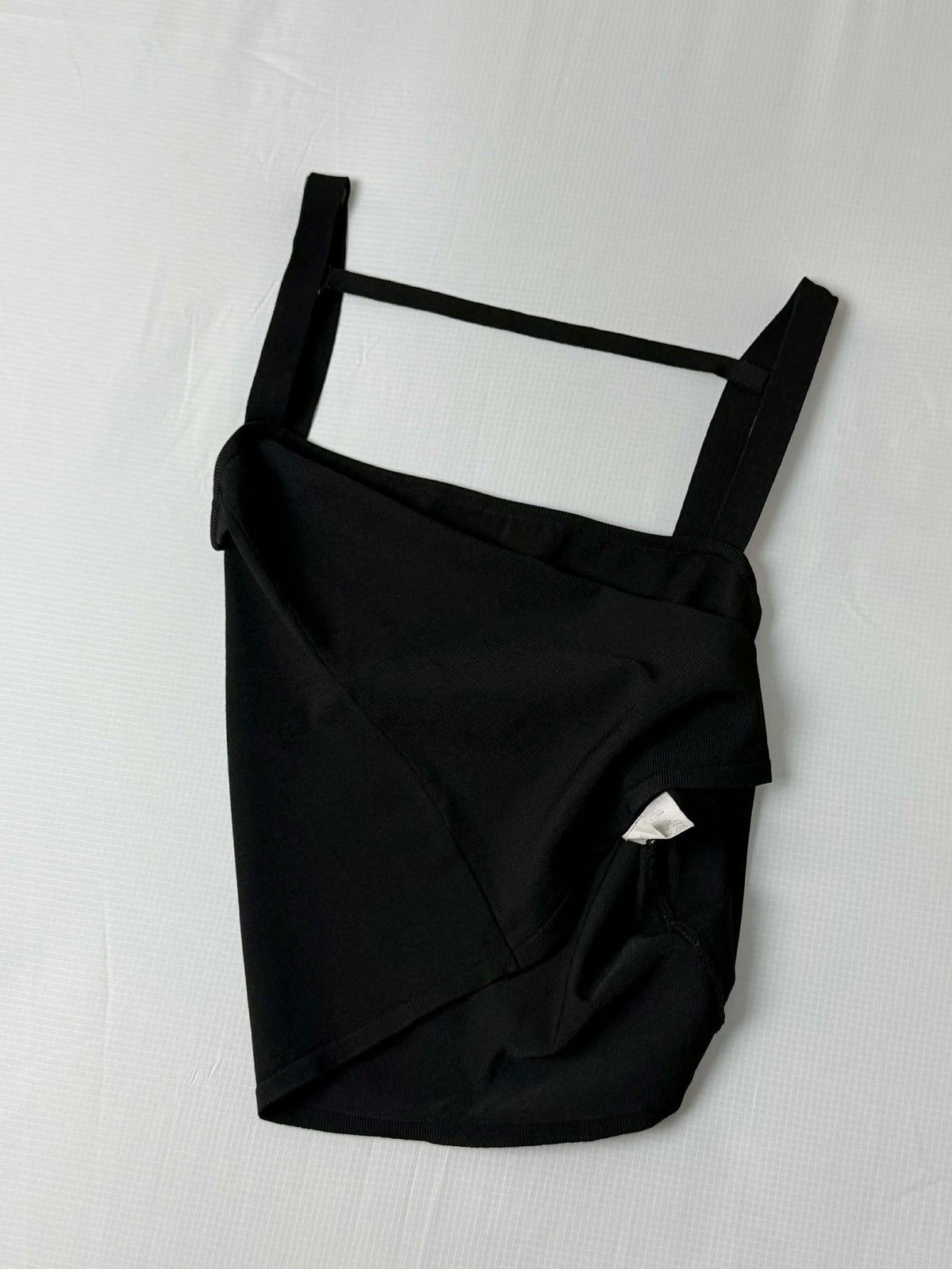 Gucci S/S 1998 Gucci by Tom Ford Black Bodycon Stretch Strap Top Size S / US 4 / IT 40 - 6 Thumbnail