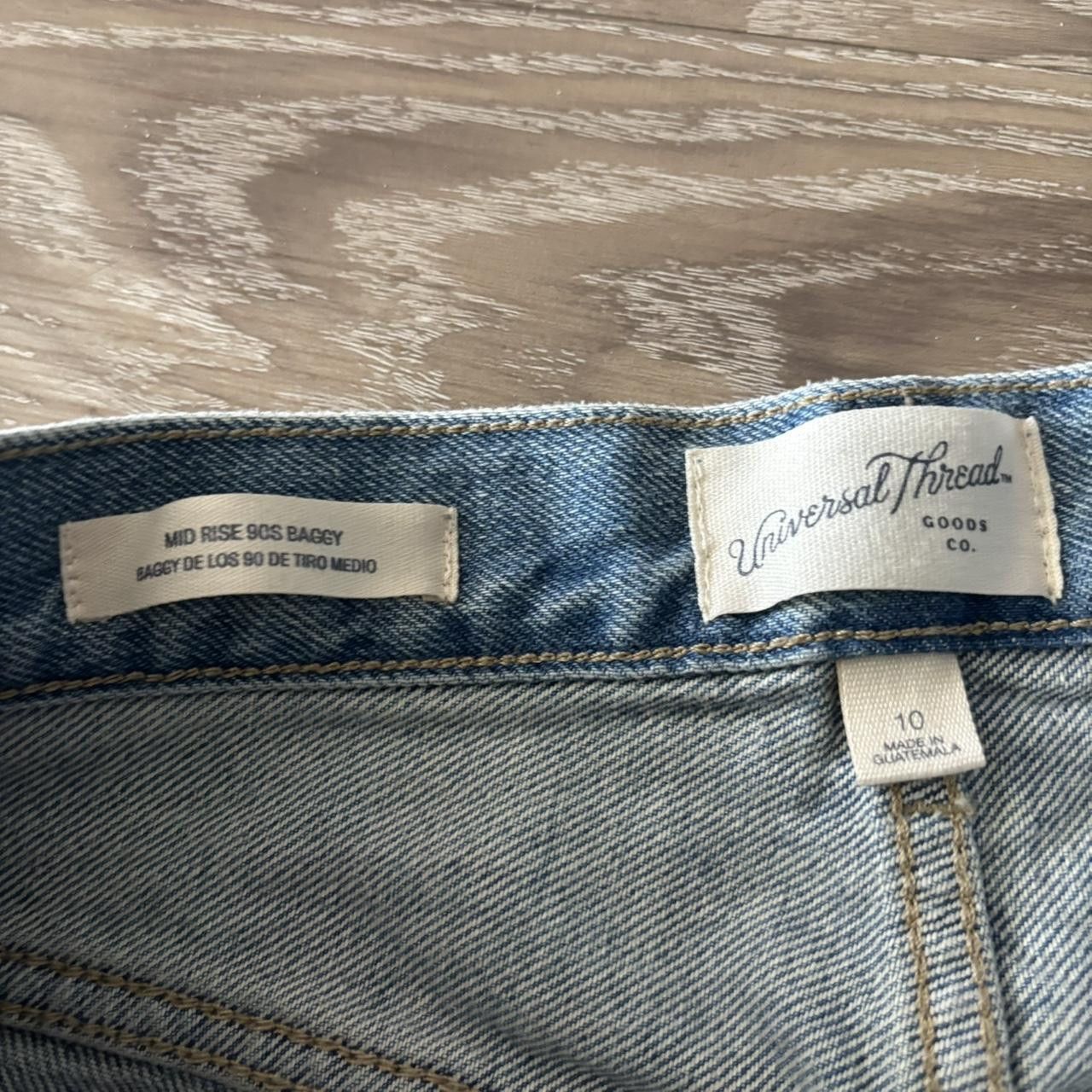 Japanese Brand Crazy Vintage Y2K/2000s Baggy Light Wash Skater Style Denim Jeans! 32x32 Size US 32 / EU 48 - 7 Thumbnail