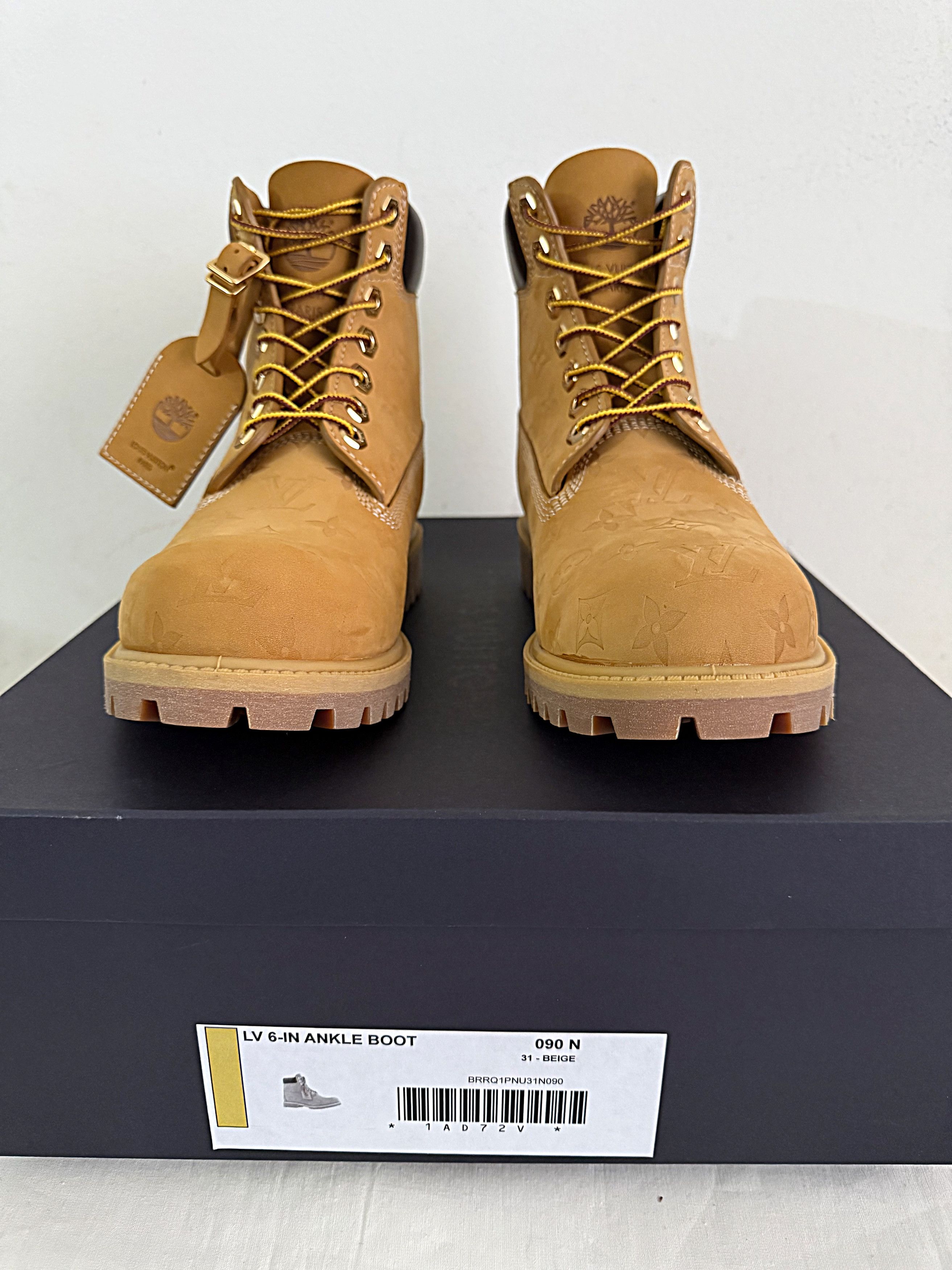 Louis Vuitton × Timberland LV Timberland Monogram Wheat Boots Size US 9 / EU 42 - 3 Thumbnail