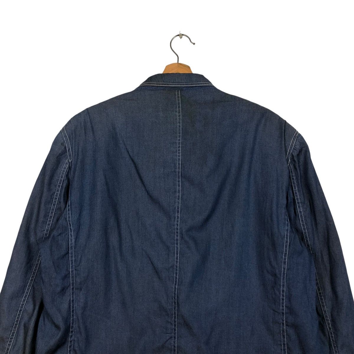 Japanese Brand 🔥VINTAGE DENIM CHORE WORKER JACKET MONTEREY& CARMEL KAPITAL Size US L / EU 52-54 / 3 - 11 Thumbnail
