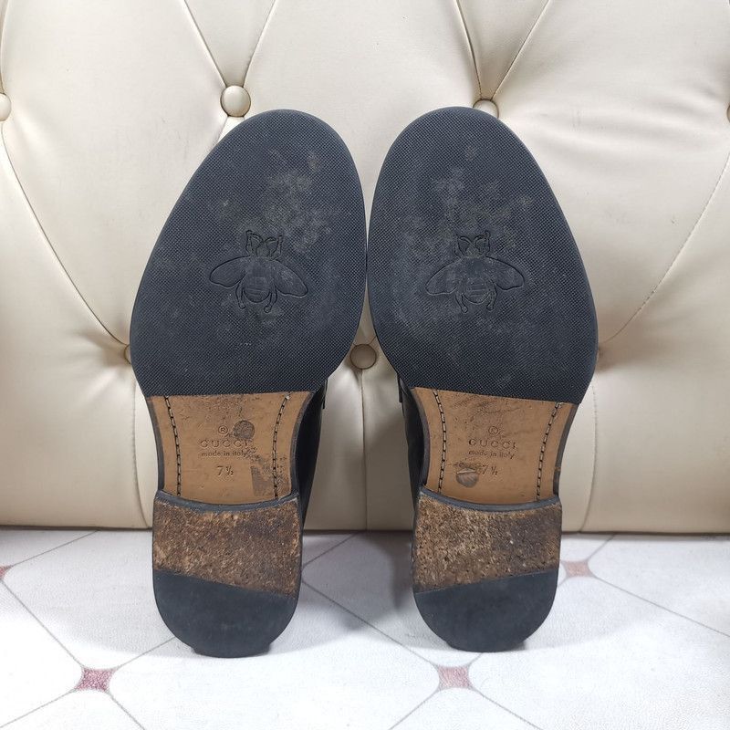 Gucci Gucci Black Casual Shoes for Men Size US 8 / EU 41 - 4 Thumbnail