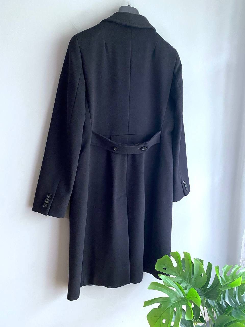 Designer × Max Mara Max Mara Studio Women's Wool Black Coat Size M / US10 / UK12 Size M / US 6-8 / IT 42-44 - 13 Thumbnail