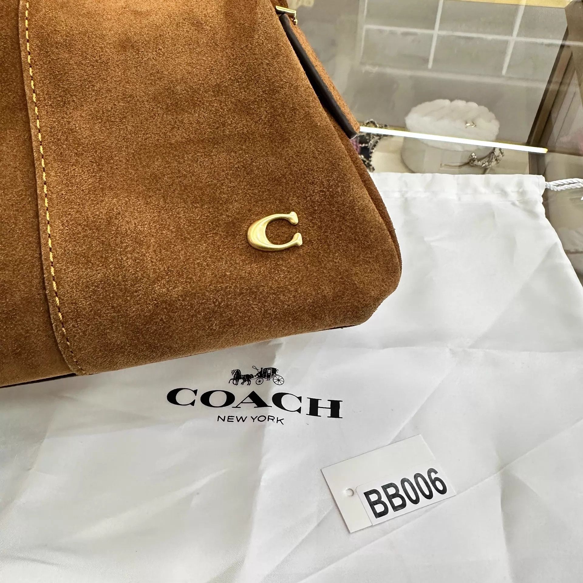 Coach Coach Lana23 Suede Tote 23x14x18 Size ONE SIZE - 6 Thumbnail