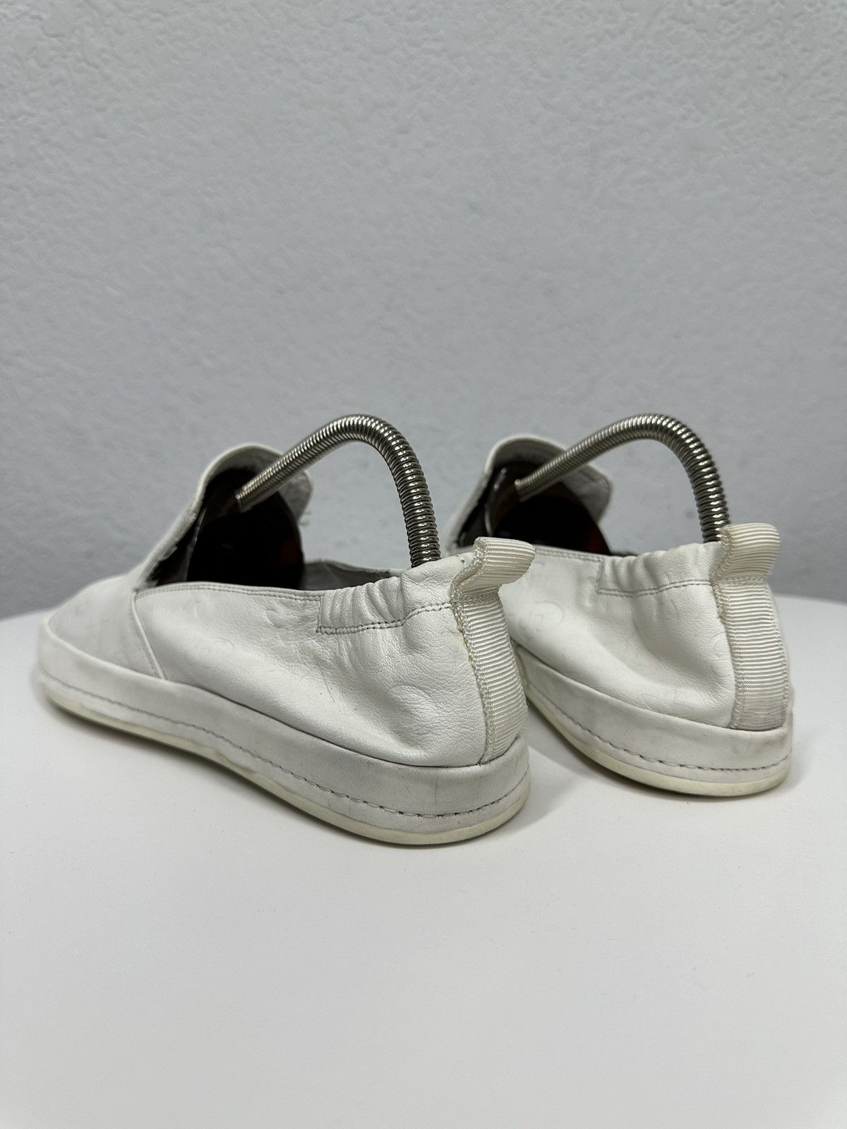 Louis Vuitton Vintage Louis Vuitton Sneakers White Leather Size US 9 / EU 42 - 6 Thumbnail