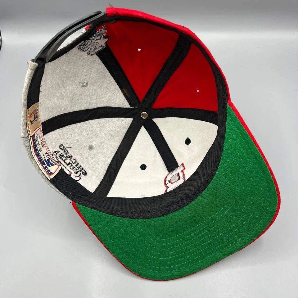 Starter × Vintage Chicago Bulls Hat Men Black Red Starter NBA Snap Back Cap Size ONE SIZE - 2 Thumbnail