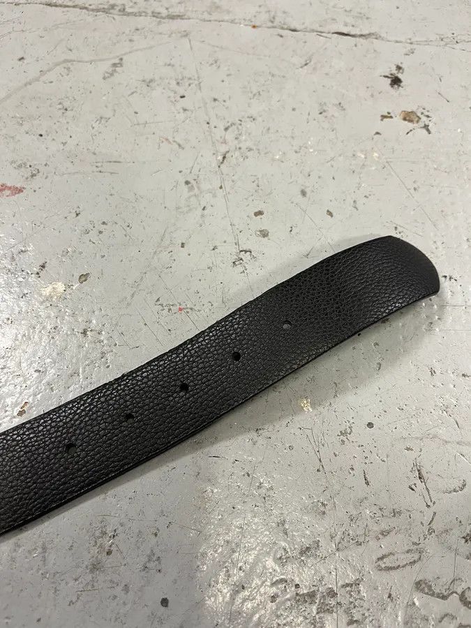 Designer × Dsquared2 × Vintage DSquared2 Black Leather Belt Size ONE SIZE - 6 Thumbnail