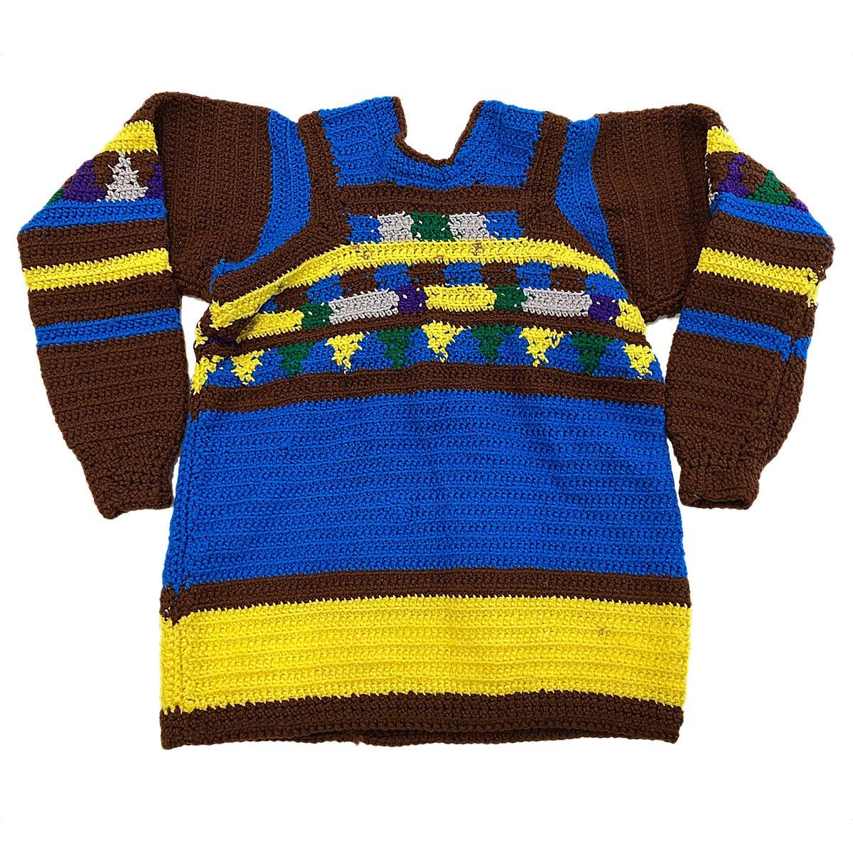 Vintage Vintage Handmade Sweater Size US L / EU 52-54 / 3 - 1 Thumbnail
